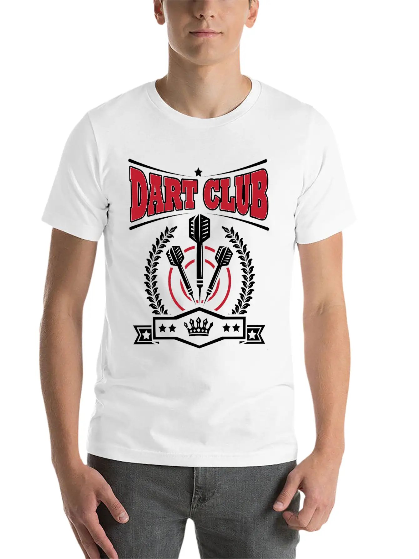Dart - Dart Club Stylish Everyday T-Shirt – Unisex Basic Cotton Tee