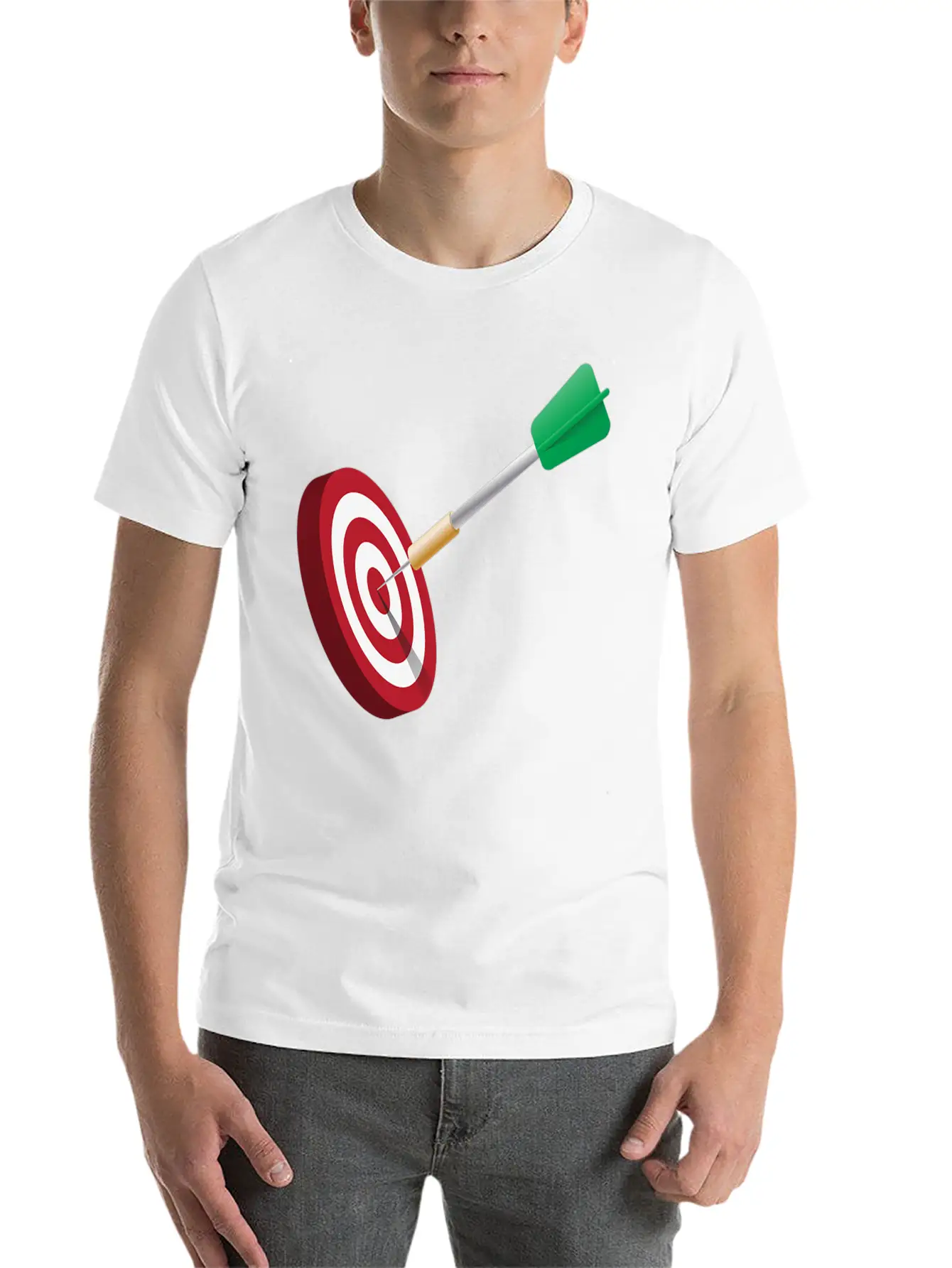 Darts Target Zielscheibe Dartpfeile Pfeile Dartboa Unisex Casual T-Shirt – Clean Design For Daily Comfort