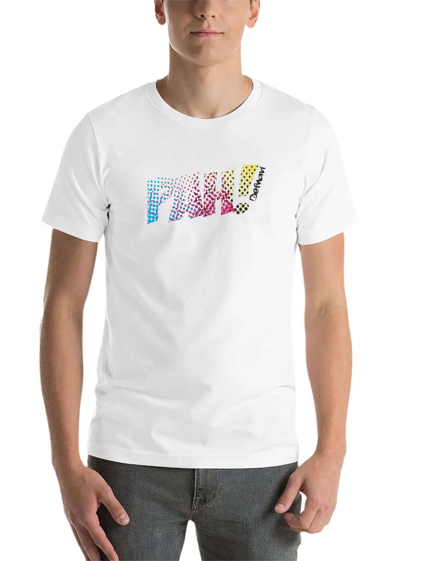 DEAF PAH! CMYK Essential Unisex Summer Tee – Soft Cotton Casual Fit