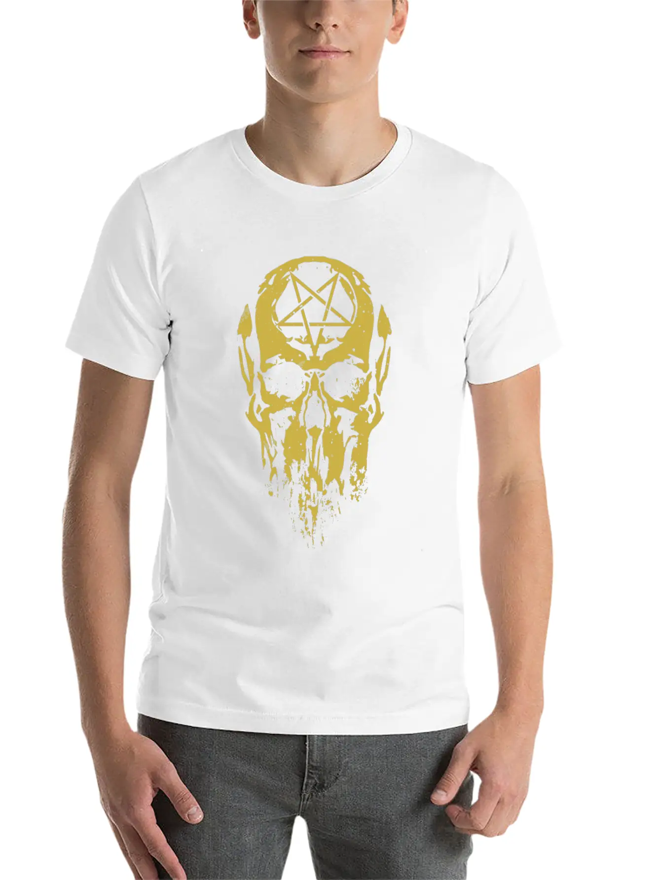 Death Metal Skull Essential Unisex Summer Tee – Soft Cotton Casual Fit