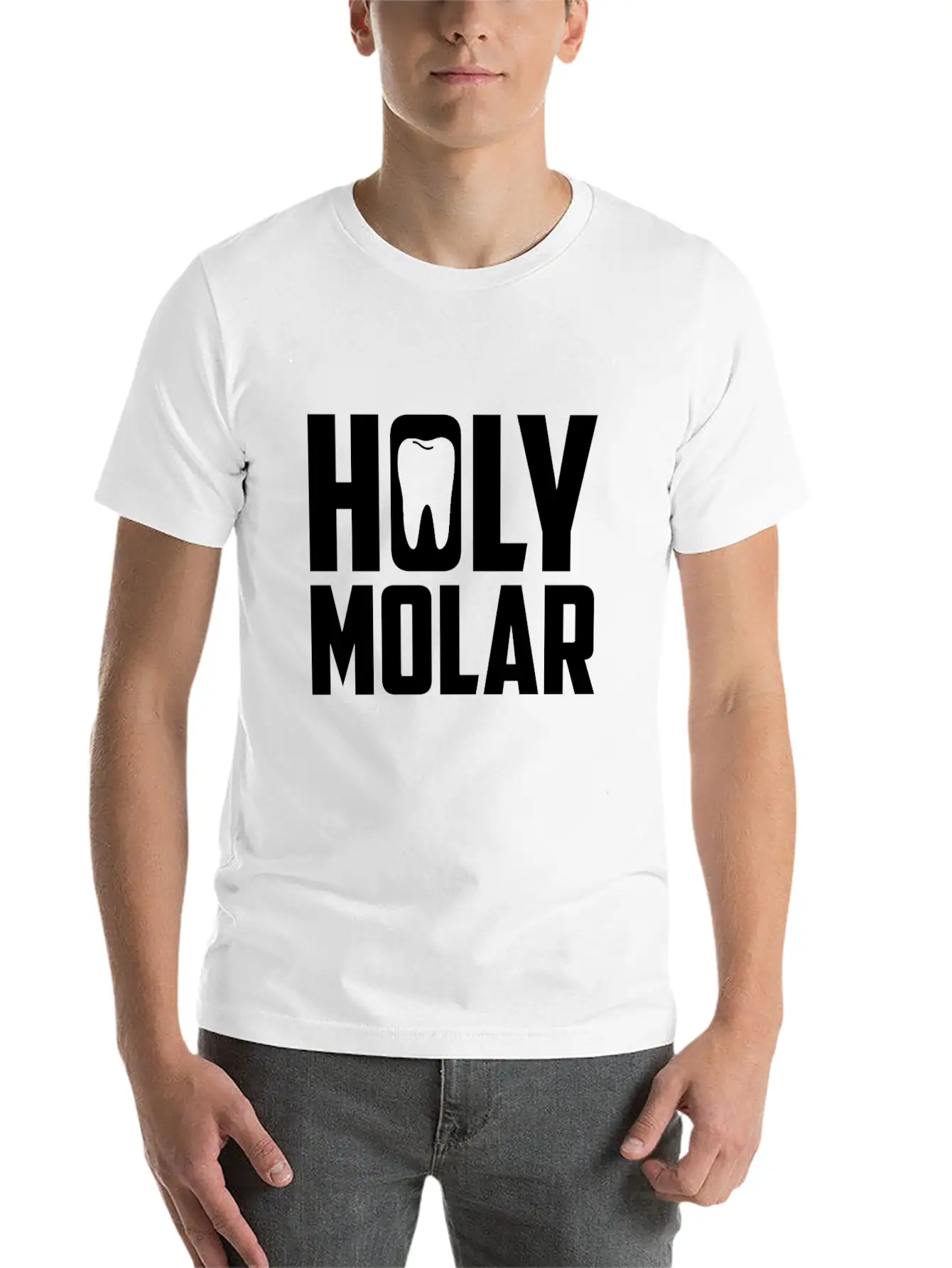 Dental Lab Tech Holy Molar Tooth Dentist Crown Essential Unisex Summer Tee – Soft Cotton Casual Fit
