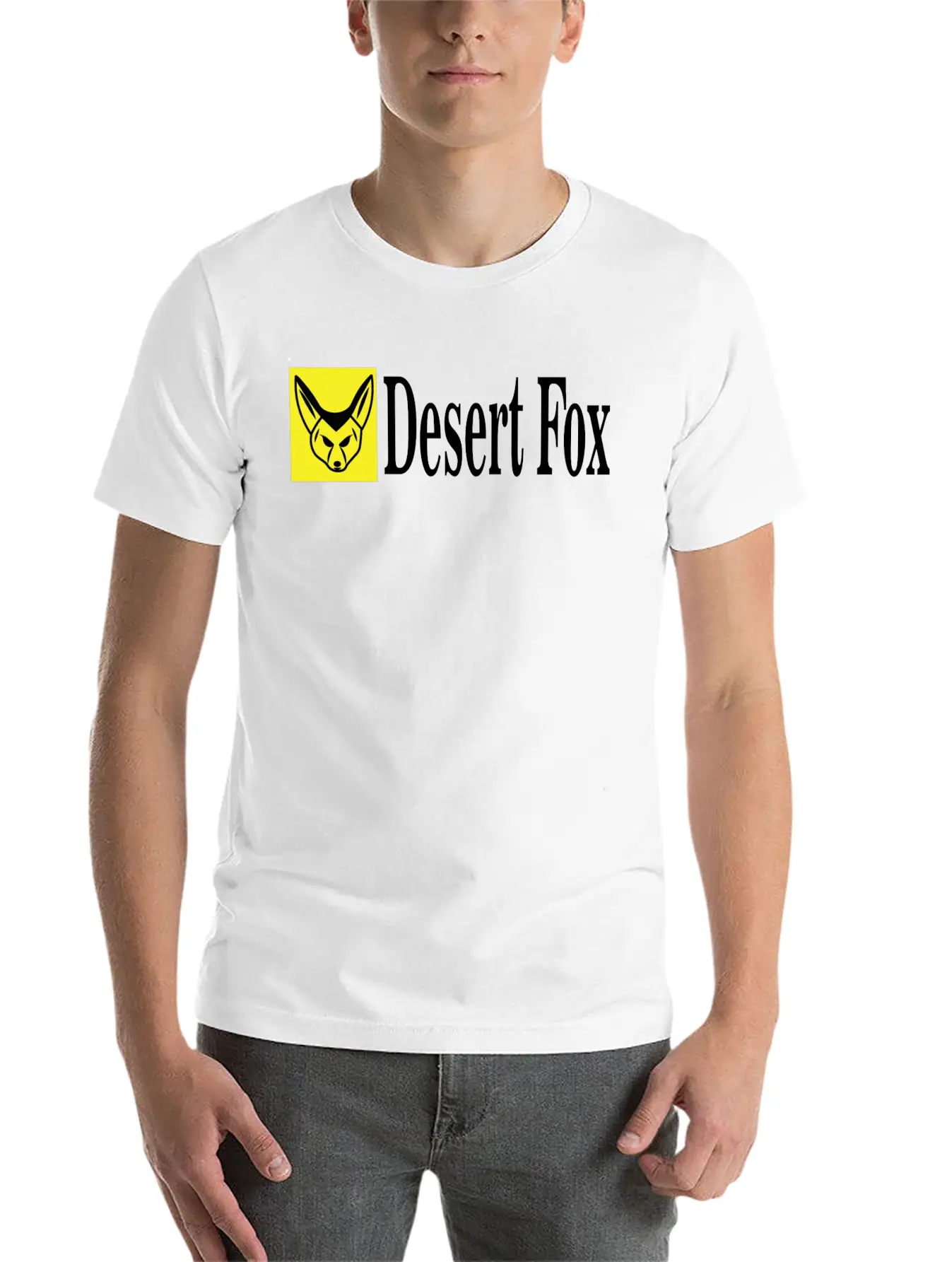 Desert Fox Unisex Short Sleeve Soft Cotton T-Shirt – Casual Everyday Wear