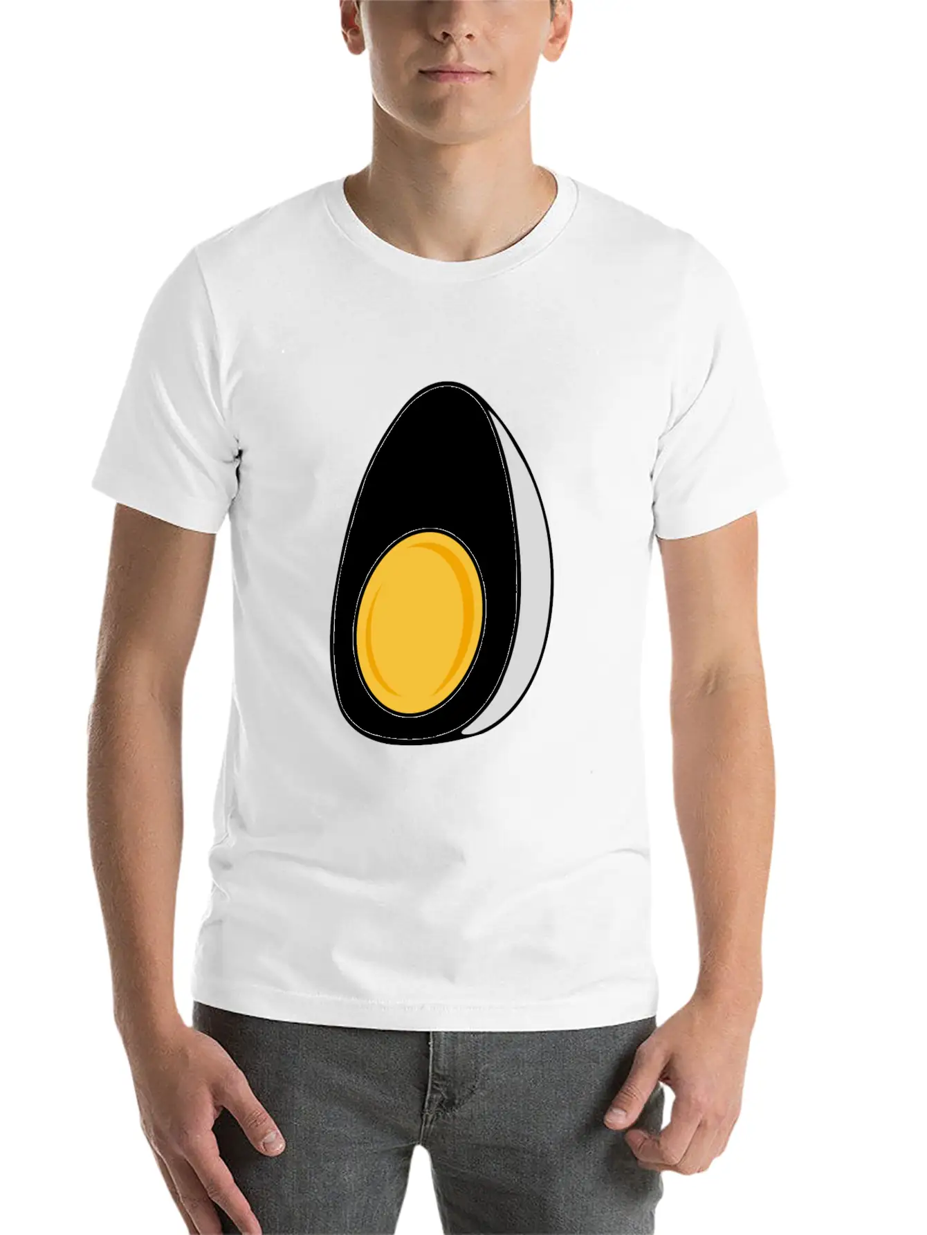 Deviled Egg Fried Scrambled Egg Funny Halloween Timeless Short Sleeve Tee – Comfy And Minimalist Design