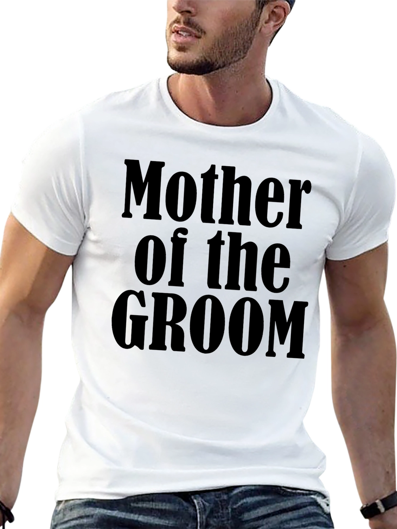 Mother of the Groom T-Shirt - Black Wedding Tee