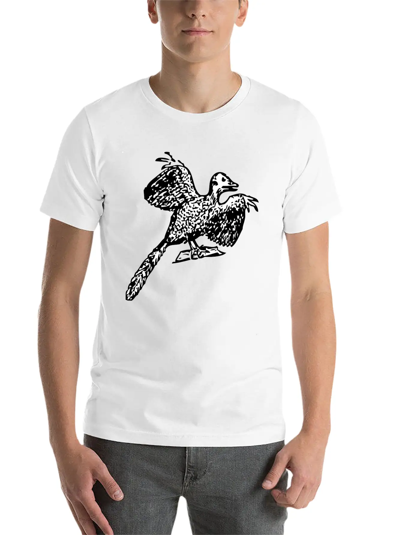 Dino 276 Unisex Short Sleeve Soft Cotton T-Shirt – Casual Everyday Wear
