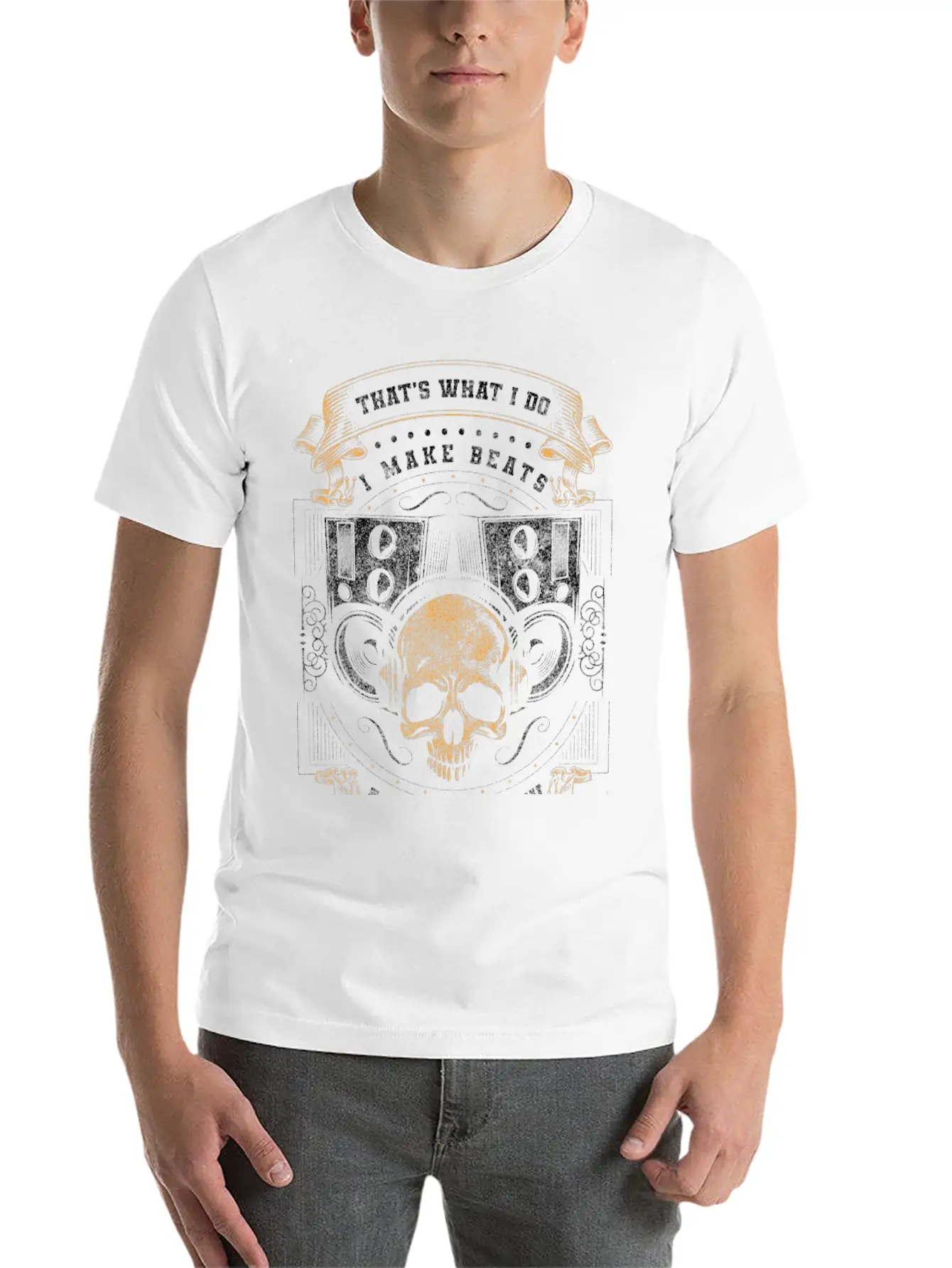 Disc Jockey Music Dancing Life Stylish Everyday T-Shirt – Unisex Basic Cotton Tee