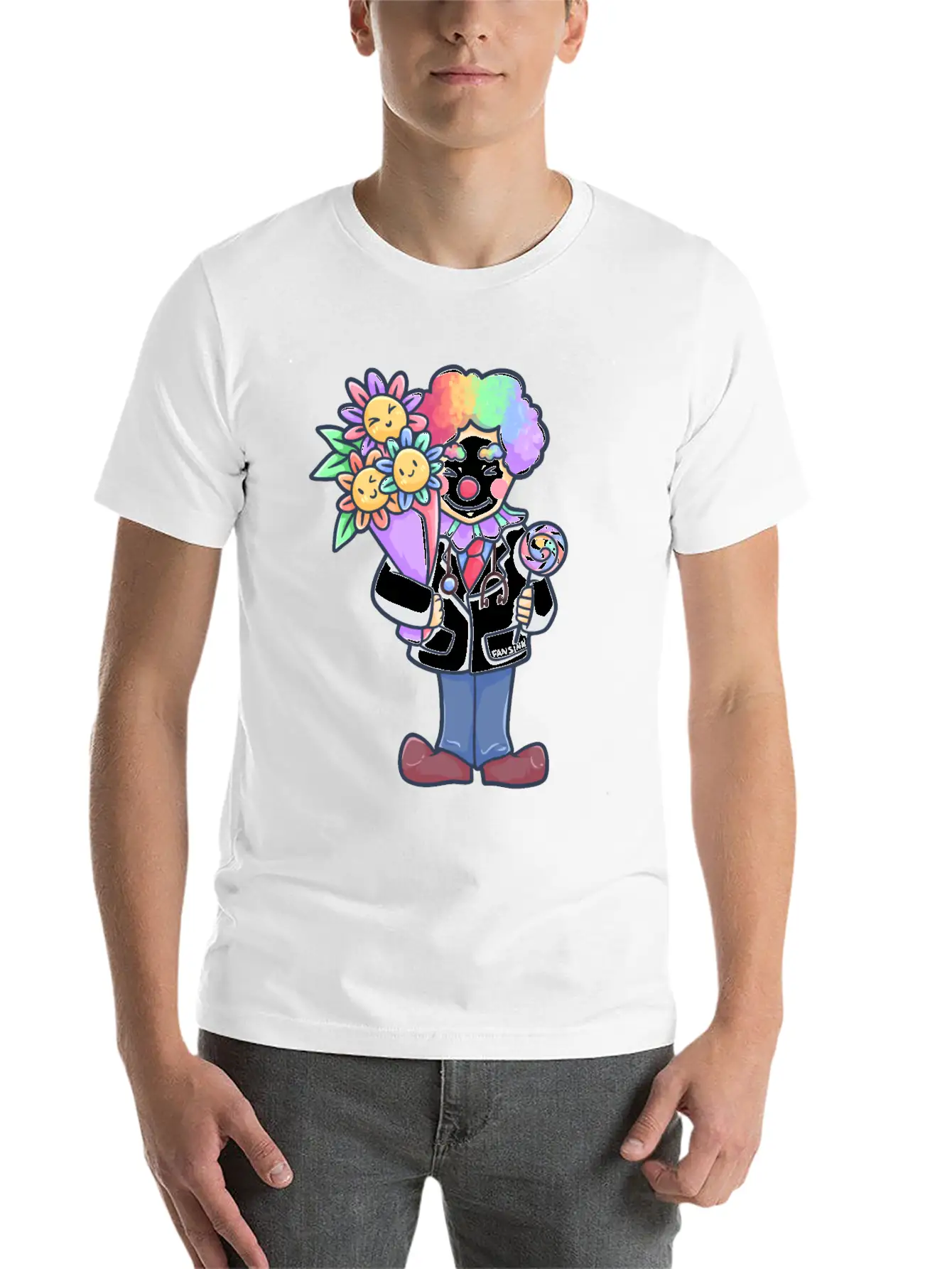 Doctor Clown Childrens Hospital Gift Stylish Everyday T-Shirt – Unisex Basic Cotton Tee