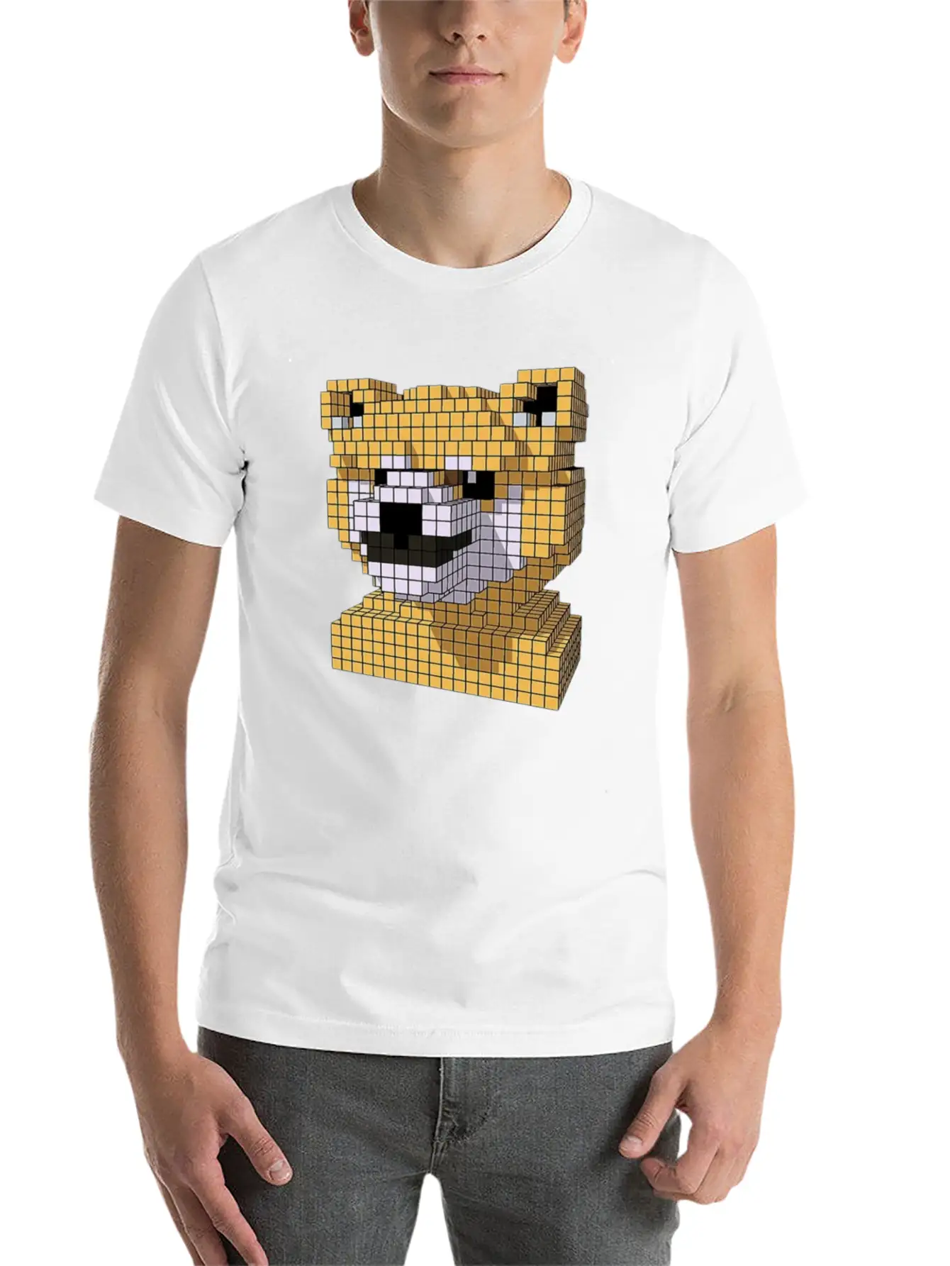 Dog Smiling Unisex Casual T-Shirt – Clean Design For Daily Comfort