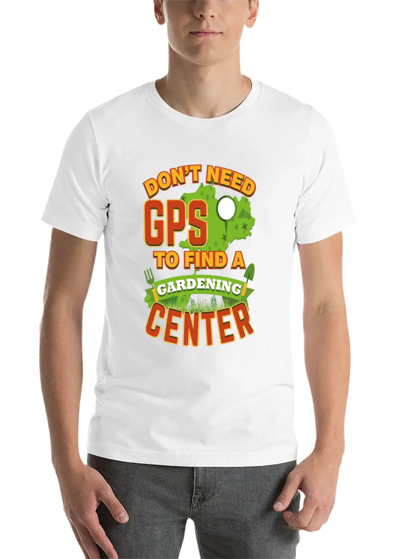 Don T Need GPS To Find Gardening Center Comfortable Minimalist Graphic Tee – Summer Style Essential