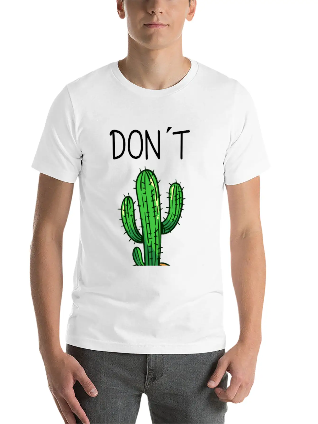 Don´t Toch Me Cactus Funny Cactus Stylish Everyday T-Shirt – Unisex Basic Cotton Tee