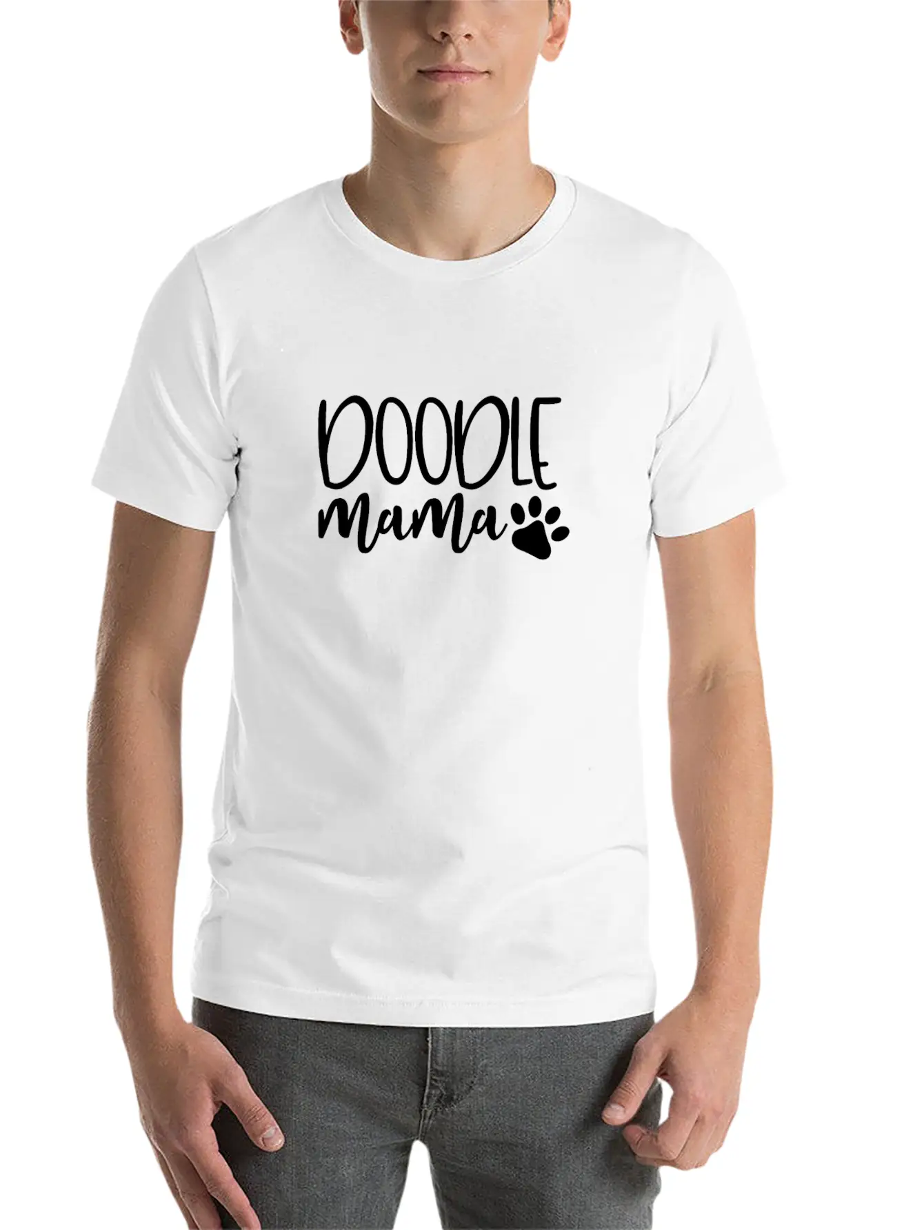 Doodle Mama Golden GoldenDoodle Labradoodle Gift F Timeless Short Sleeve Tee – Comfy And Minimalist Design