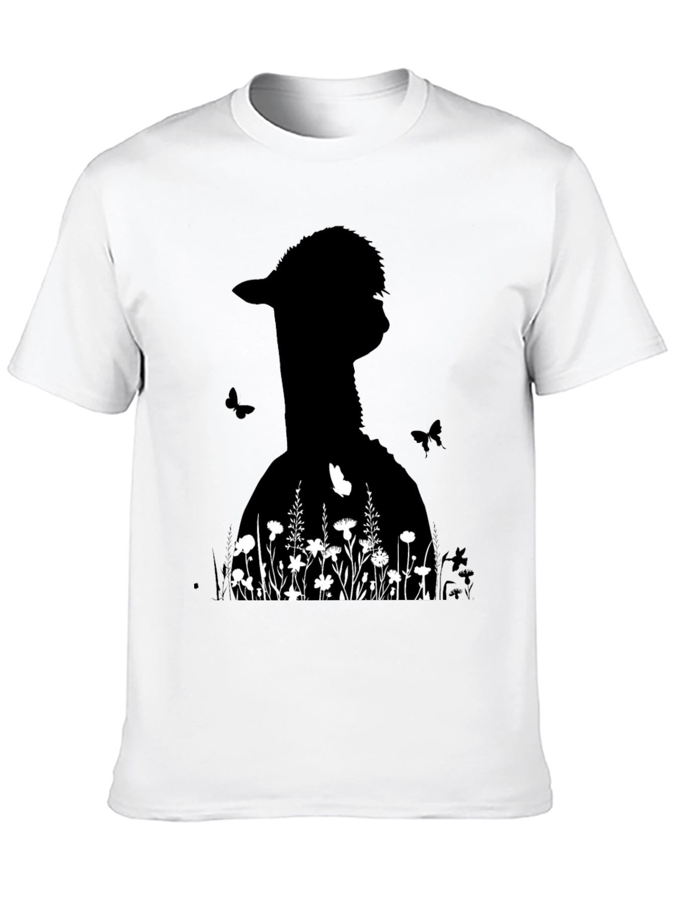 Alpaca & Floral Graphic Tee