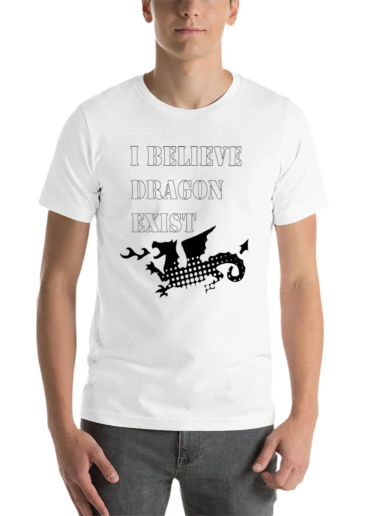Dragon Unisex Short Sleeve Soft Cotton T-Shirt – Casual Everyday Wear
