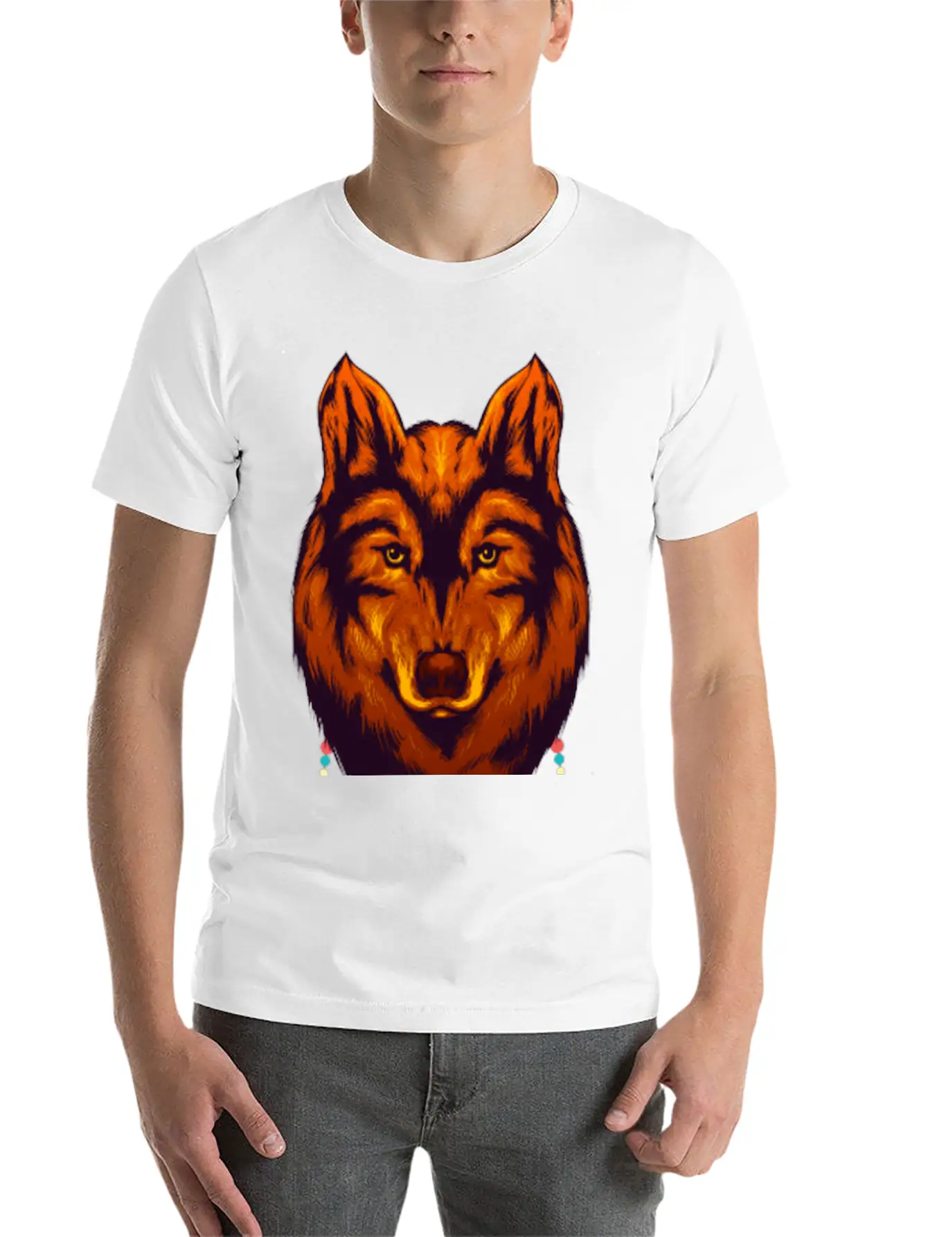 Dream Catcher Wolf Native American Native Indigen Timeless Short Sleeve Tee – Comfy And Minimalist Design