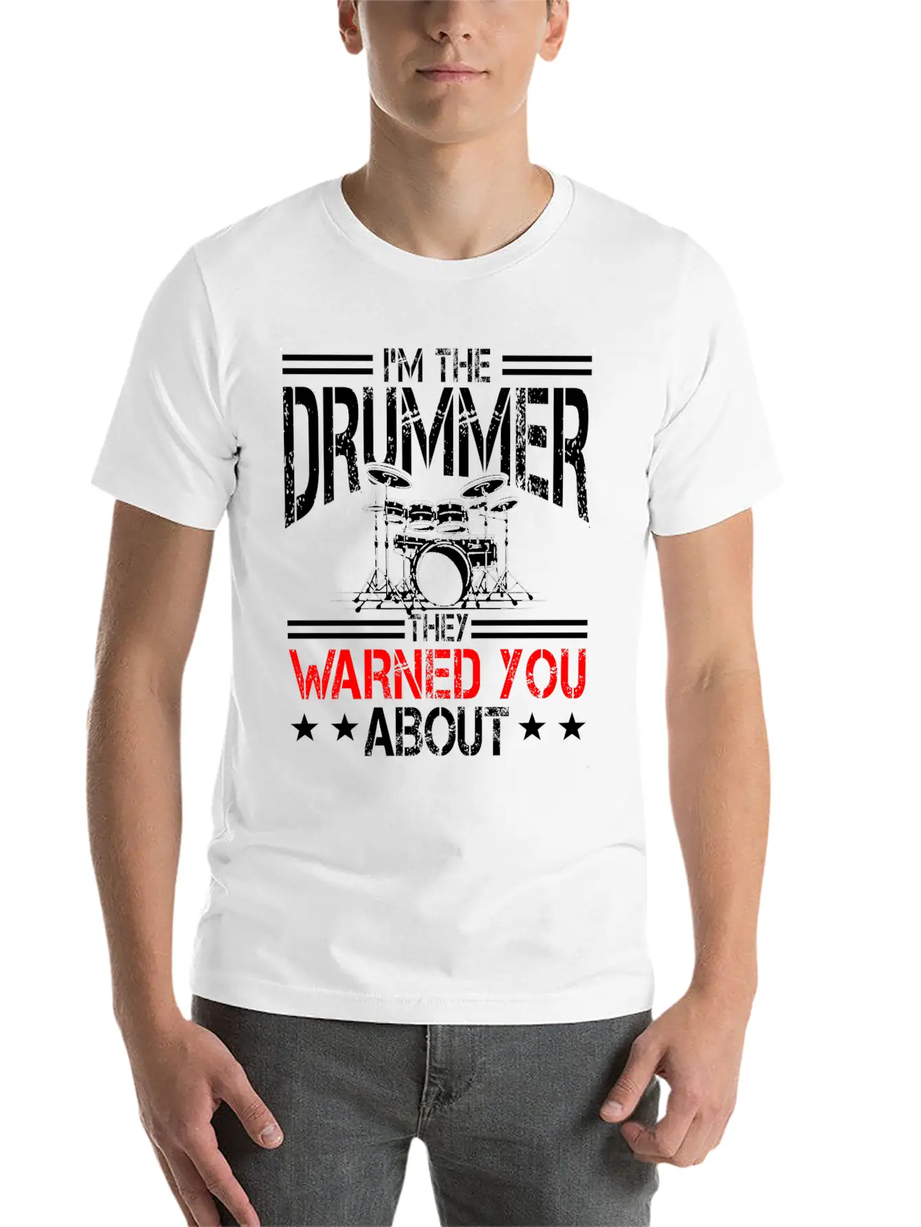 Drummer, Drums, Band Drummer Timeless Short Sleeve Tee – Comfy And Minimalist Design