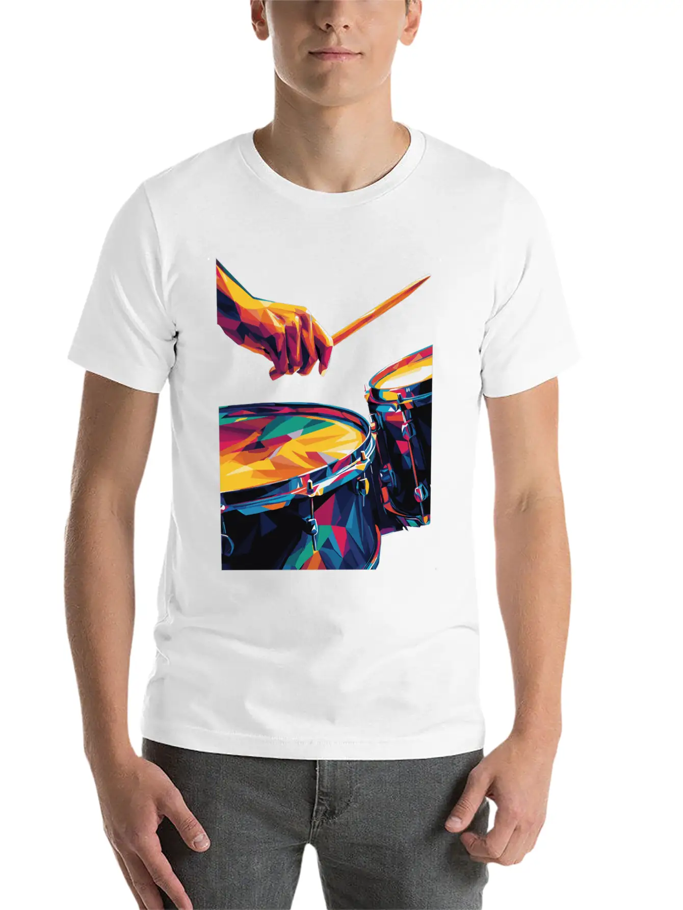 Drums Timeless Short Sleeve Tee – Comfy And Minimalist Design