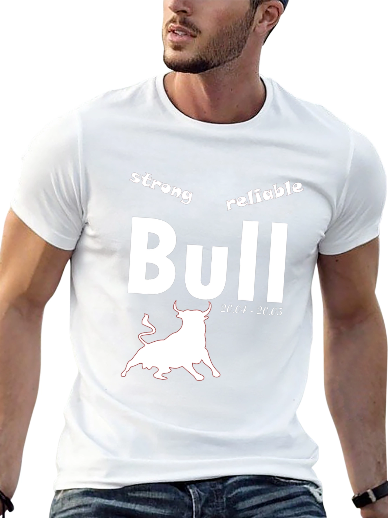 Strong Reliable Bull Zodiac Black T-Shirt