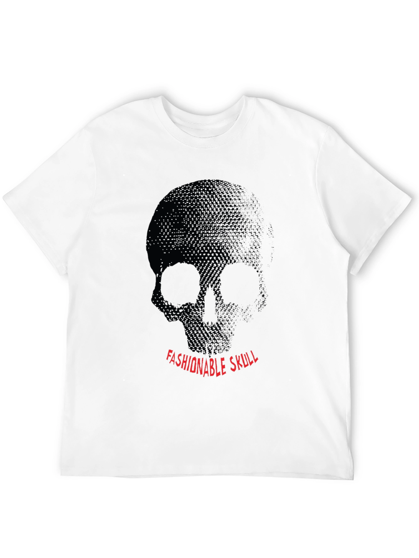 Fashionable Skull Graphic Black T-Shirt