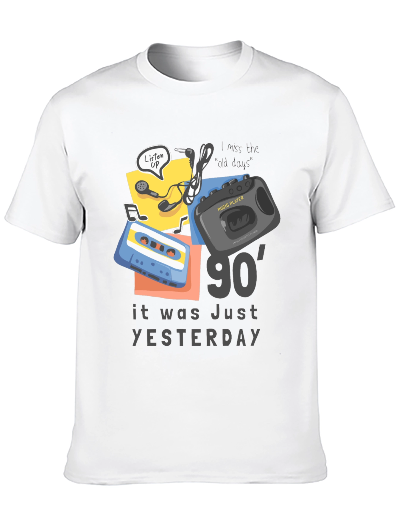 90s Throwback Graphic Tee - Music Nostalgia