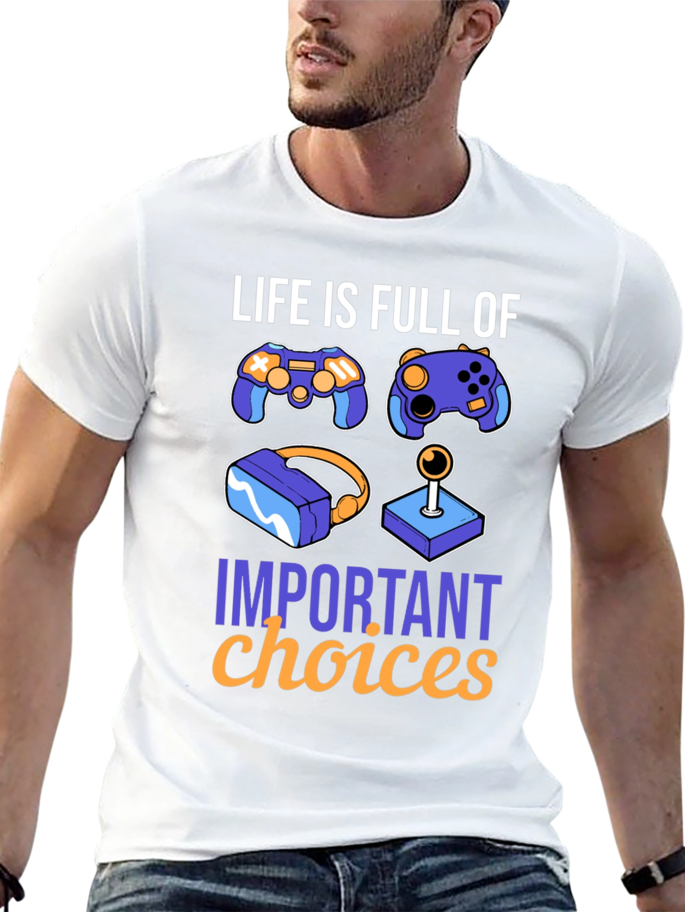 Gamers Choice Graphic Tee - Lifes Important Choices