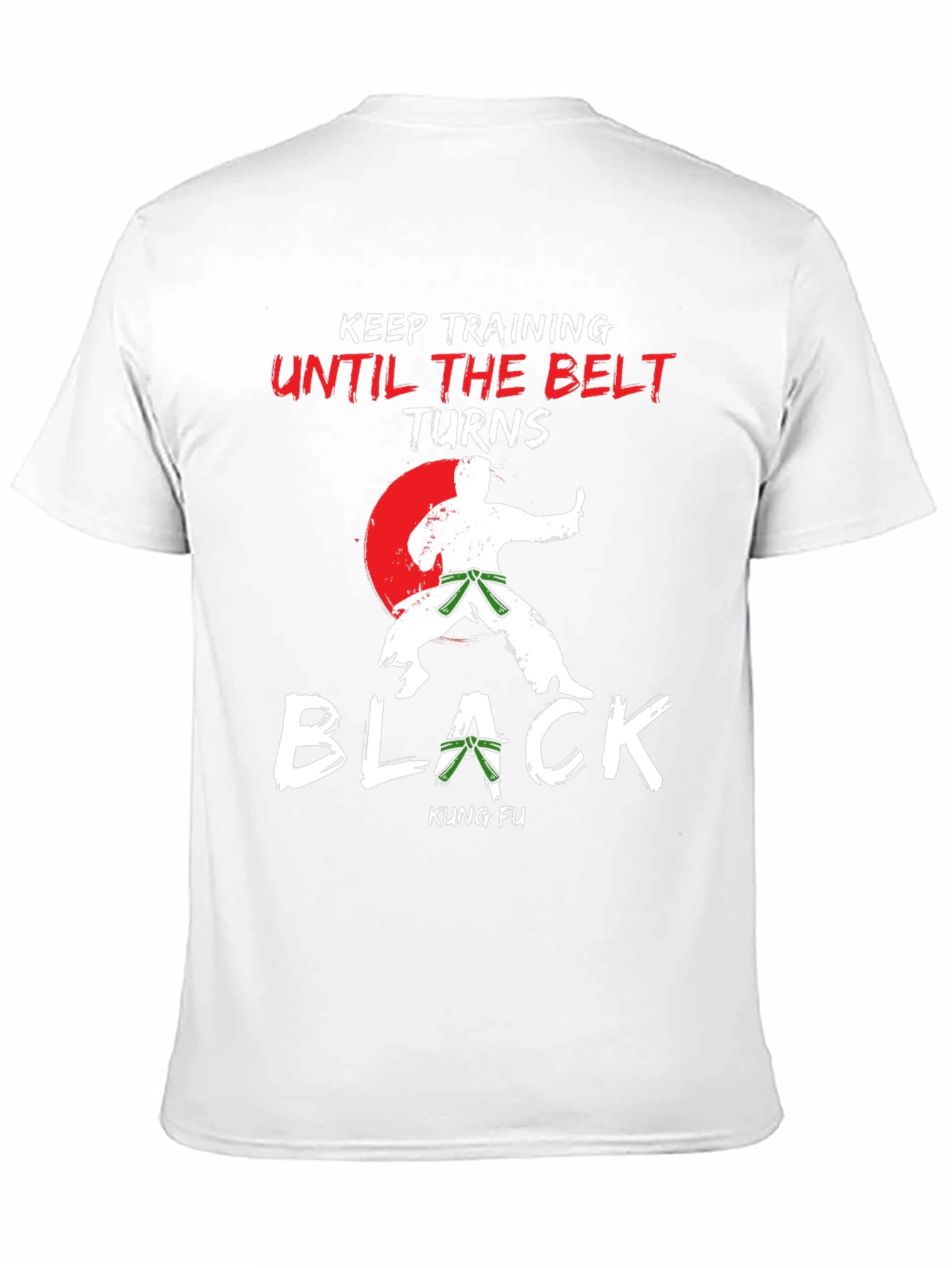 Kung Fu Training Black Belt T-Shirt