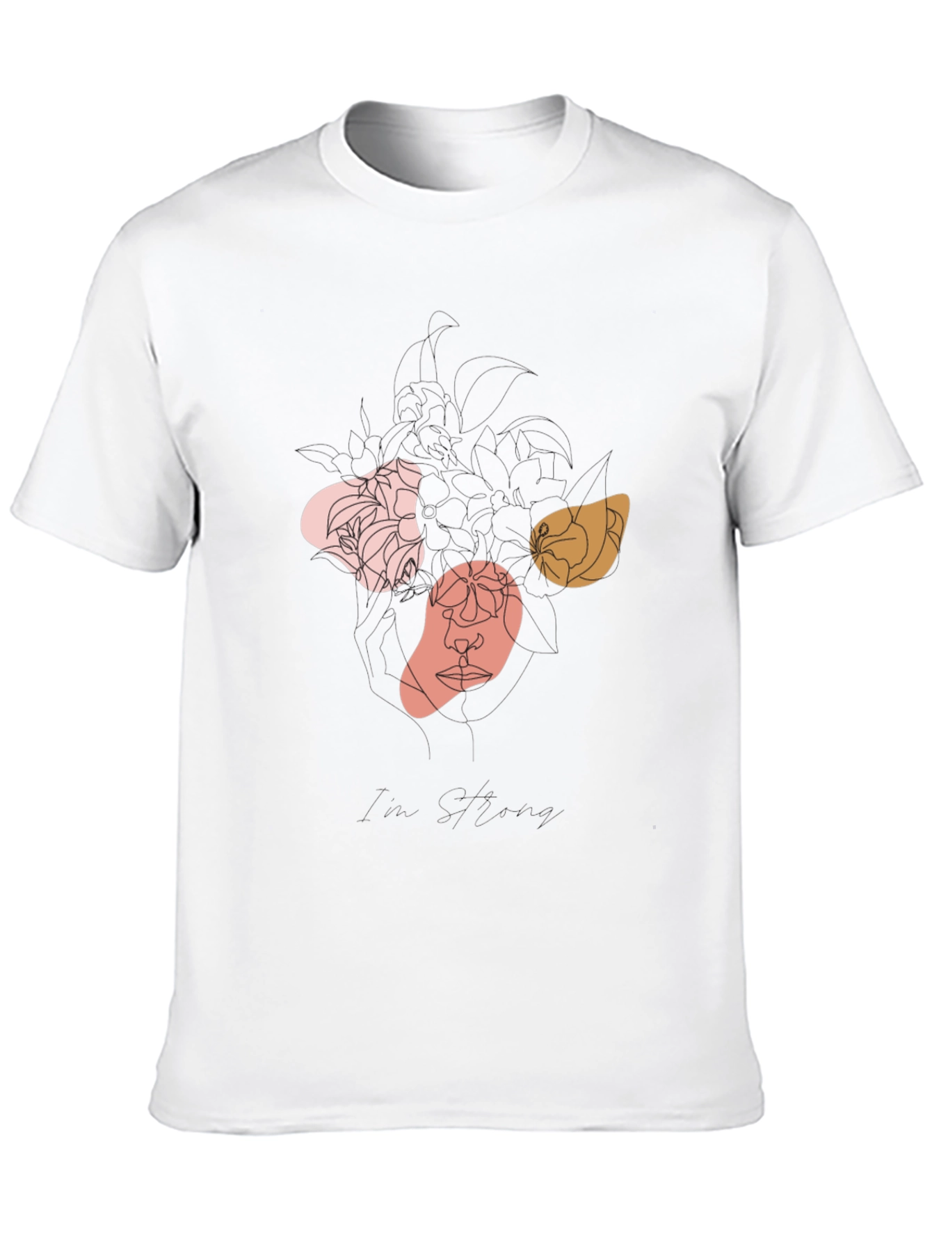 Abstract Art Print Black Tee