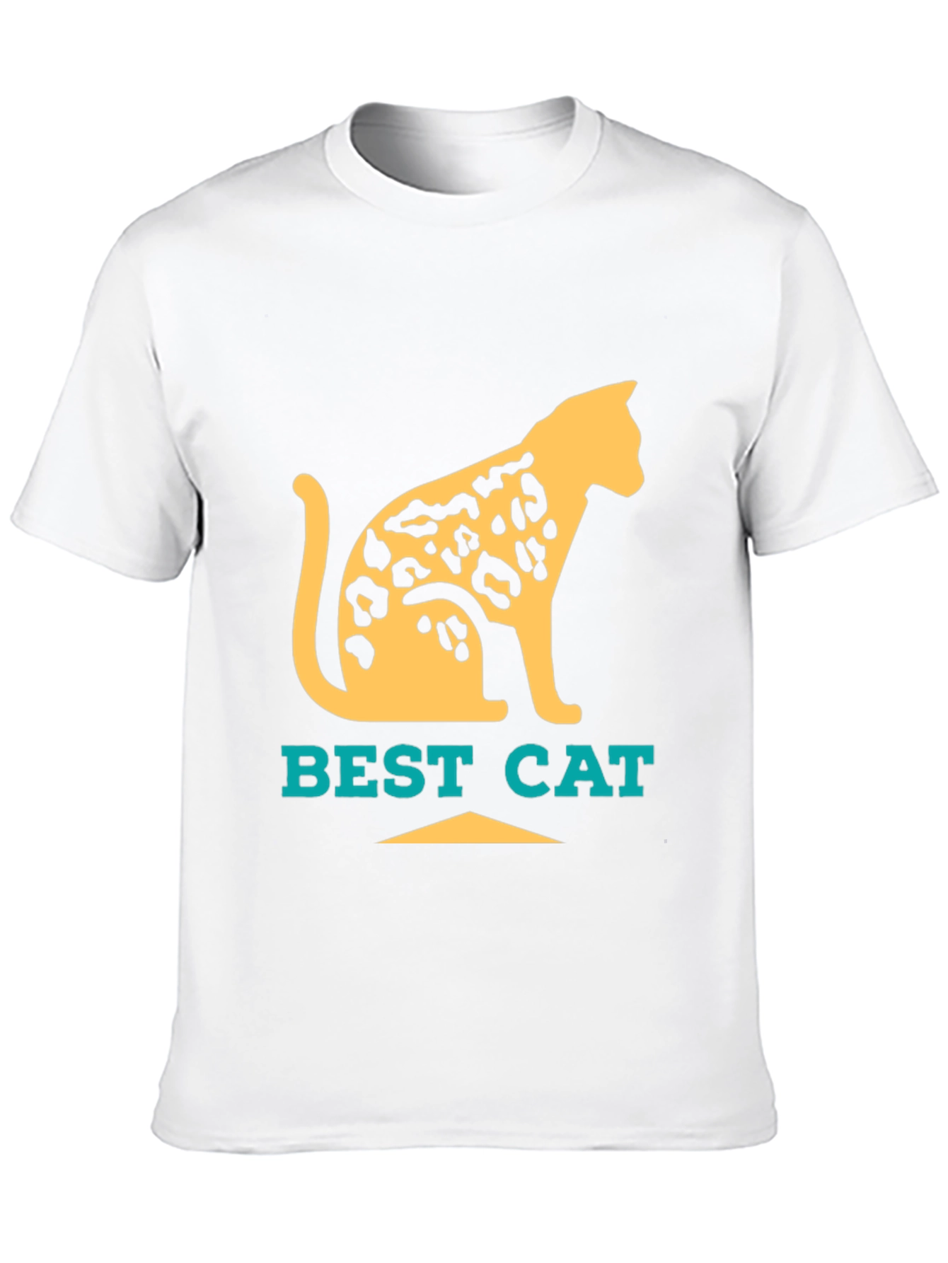 Best Cat Leopard Print T-Shirt - Cool Graphic Tee