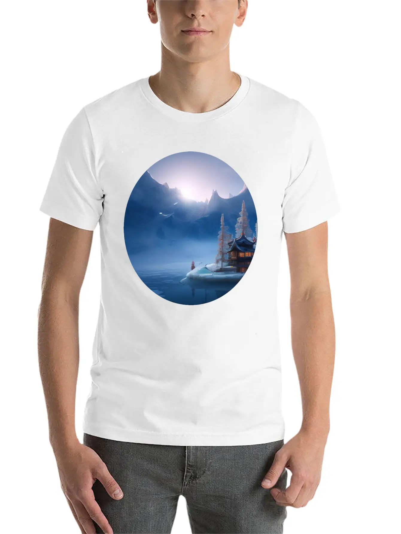 Ethereal Beauty Timeless Short Sleeve Tee – Comfy And Minimalist Design