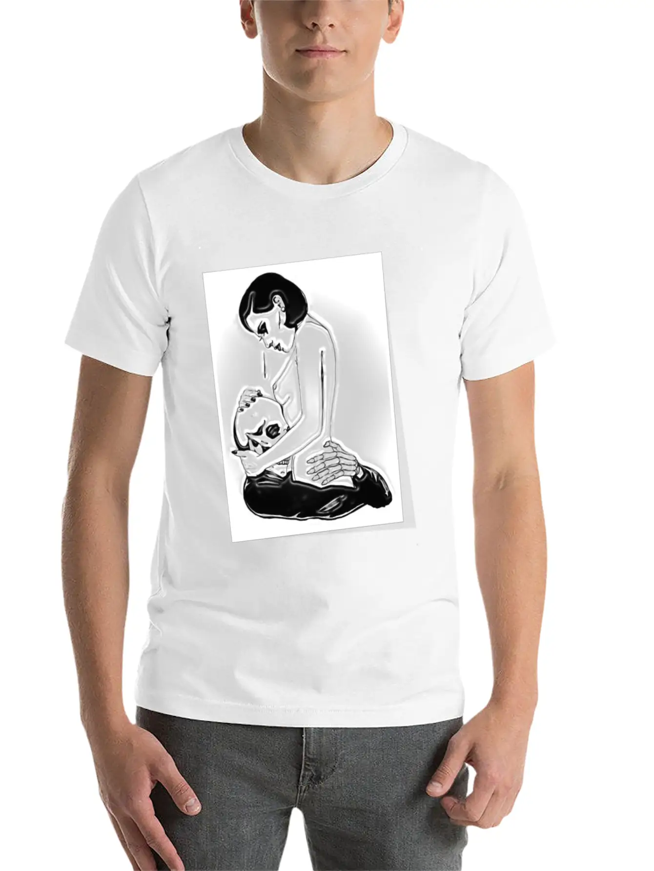 Evil Love Comfortable Minimalist Graphic Tee – Summer Style Essential