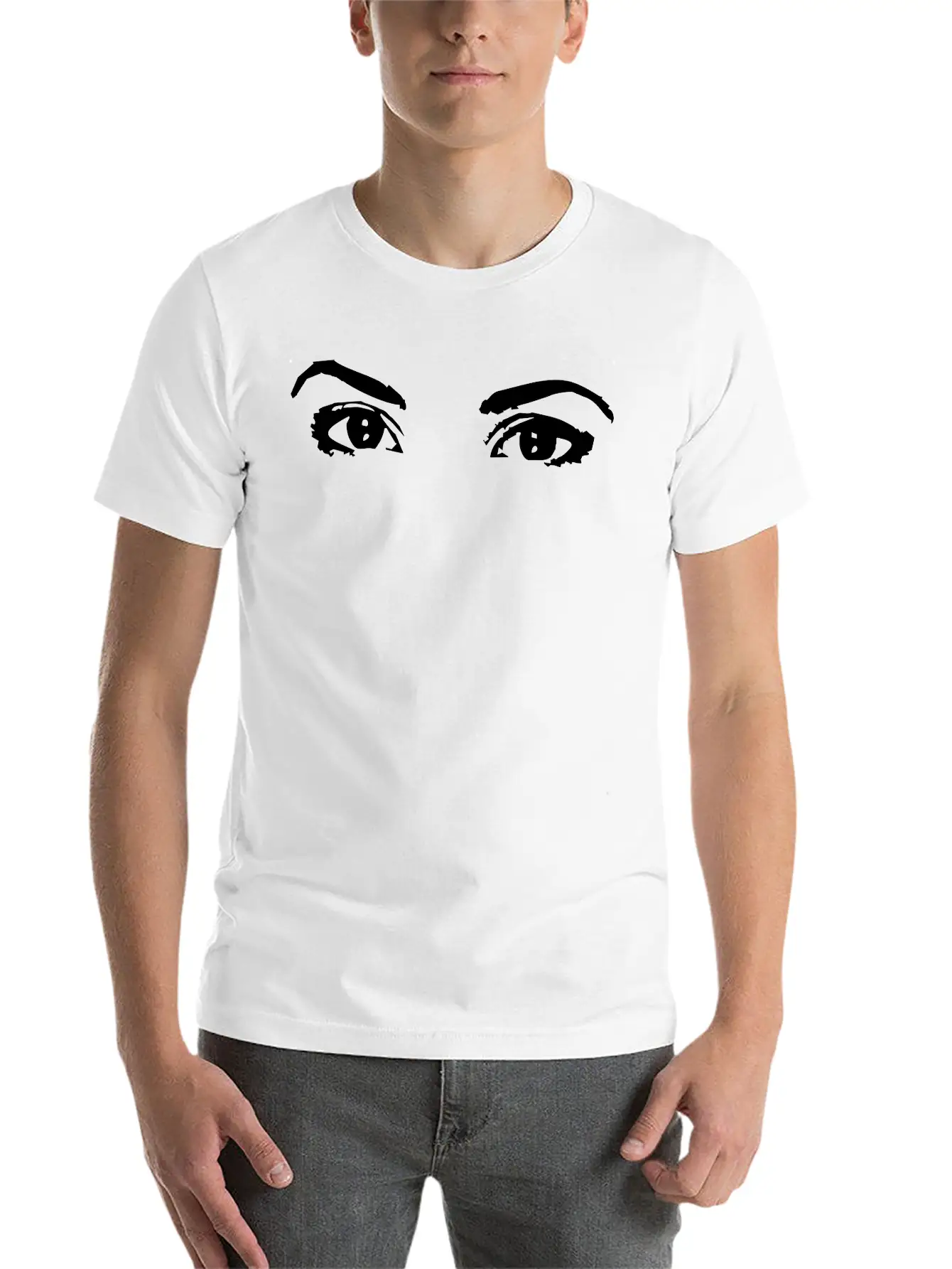 Eyes Unisex Casual T-Shirt – Clean Design For Daily Comfort