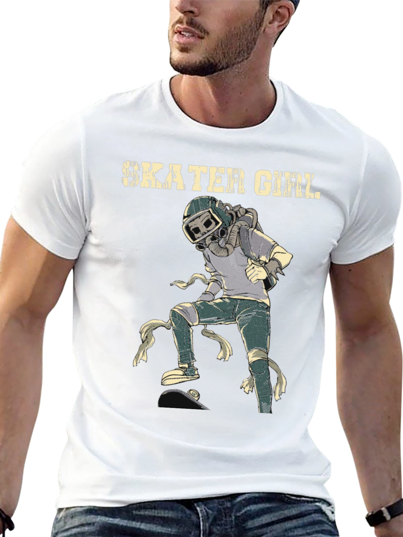 Skater Girl T-Shirt: Unique Graphic Tee