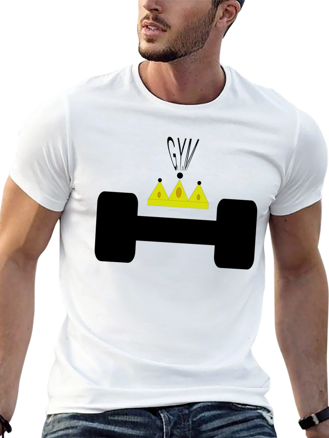 Gym King Graphic Tee - Black
