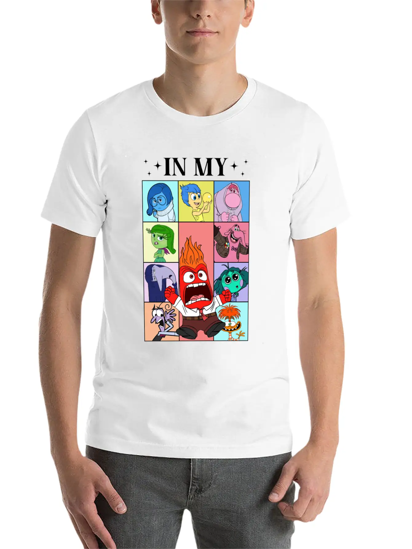 Feel Every Emotion Inside Out Emotional Adventure Basic Graphic T-Shirt – Daily Comfort In Soft Cotton