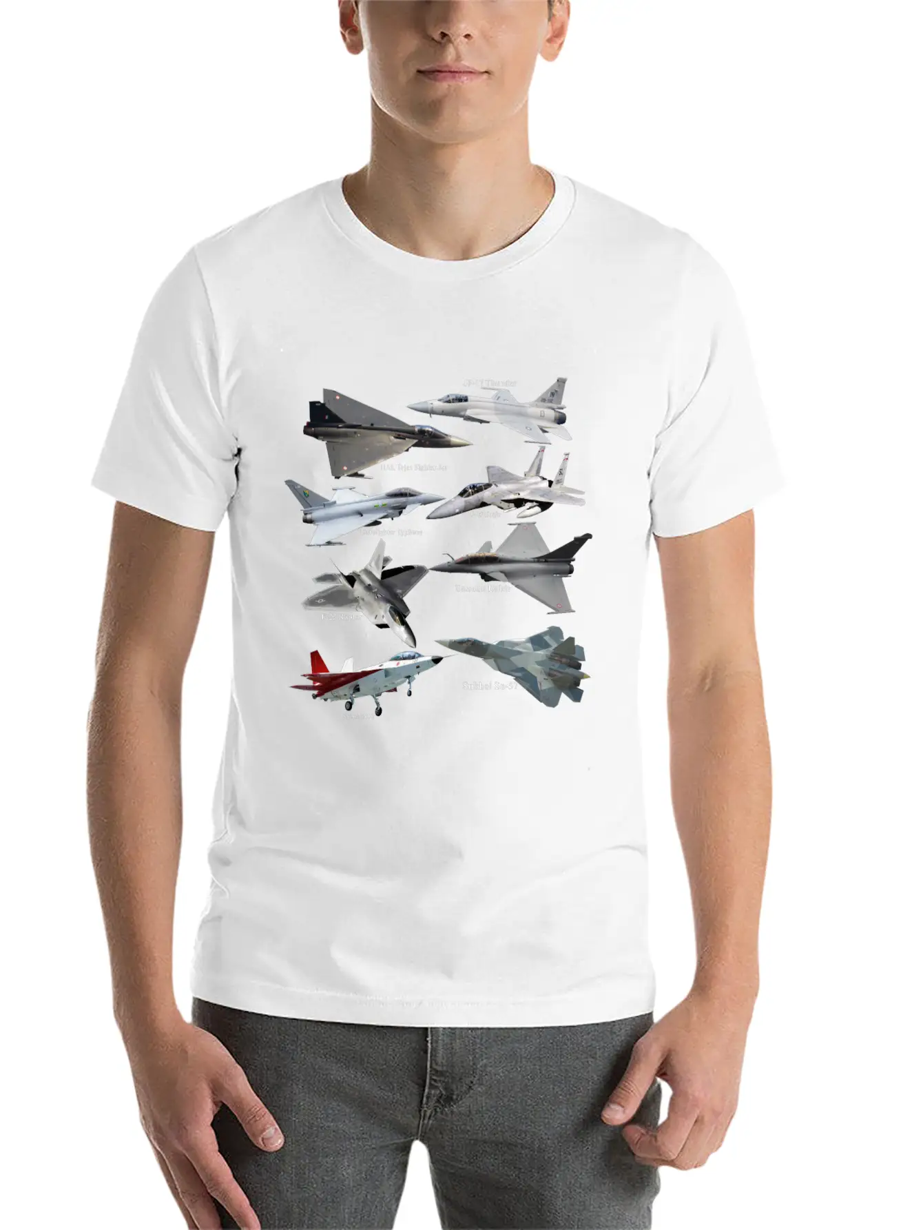 Fighter Jets Of The World Military Aircraft PilotD Comfortable Minimalist Graphic Tee – Summer Style Essential