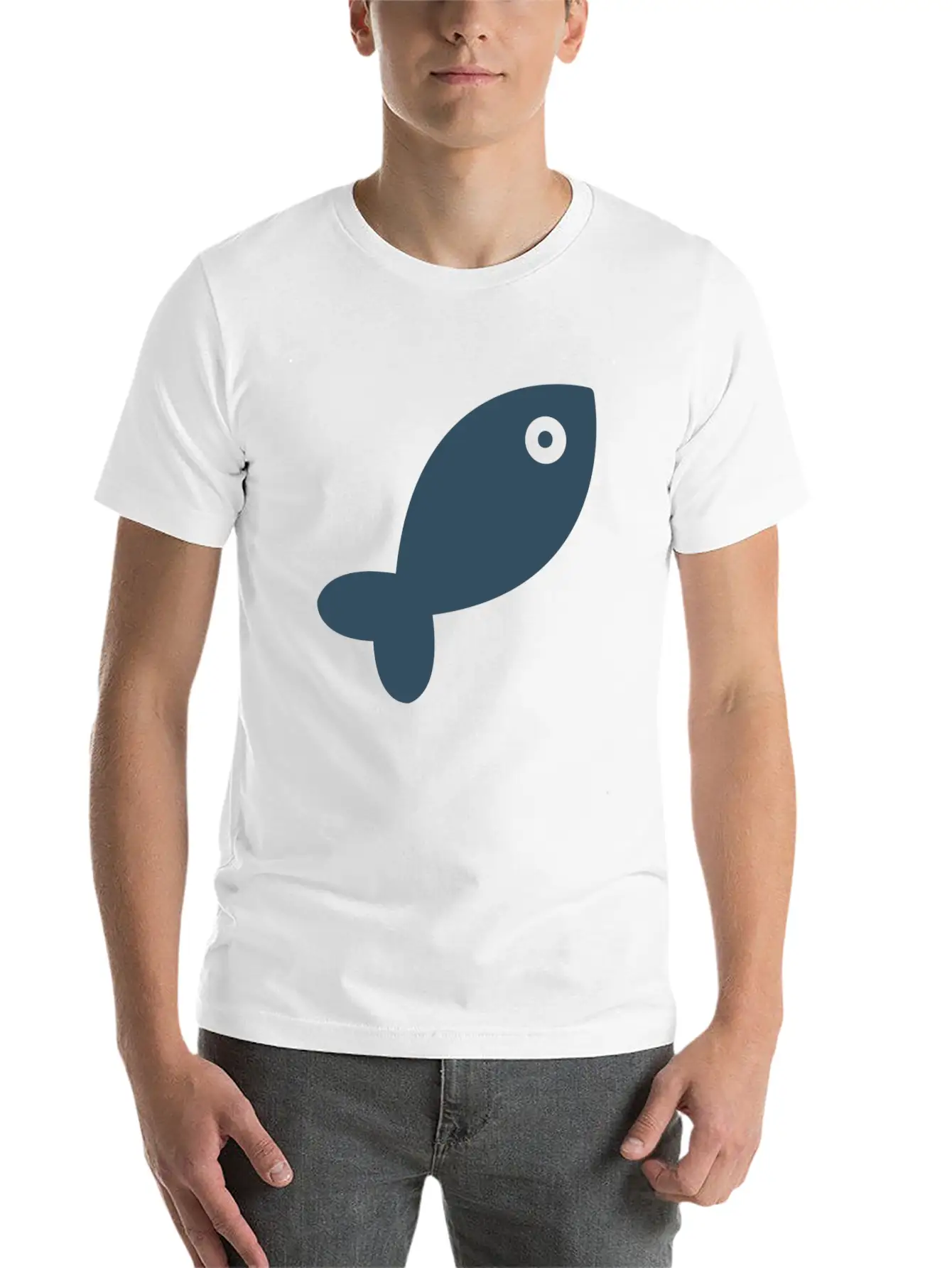 Fish Stylish Everyday T-Shirt – Unisex Basic Cotton Tee