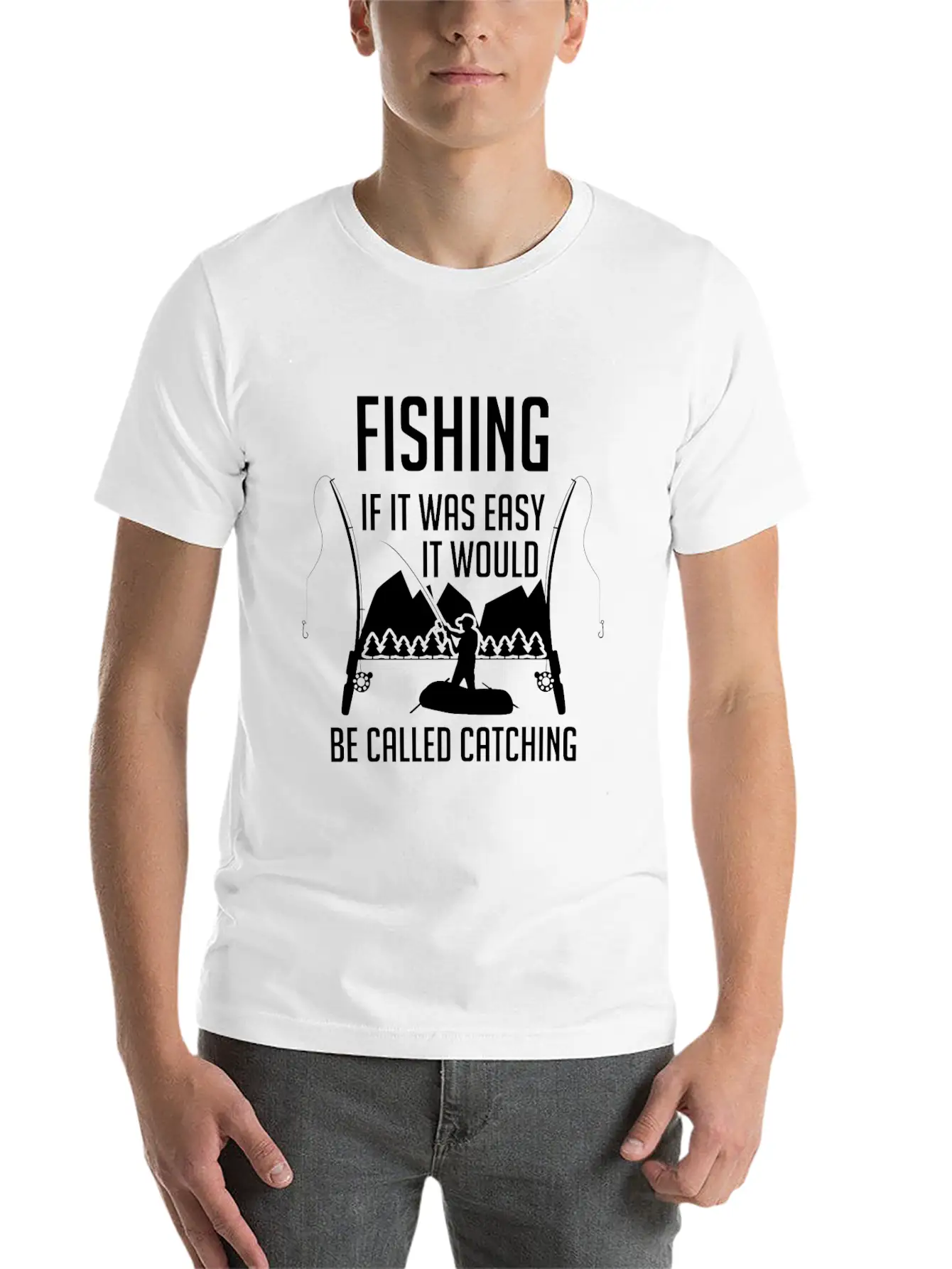 Fishing Angler Fish Fishing Fishing Lake Timeless Short Sleeve Tee – Comfy And Minimalist Design