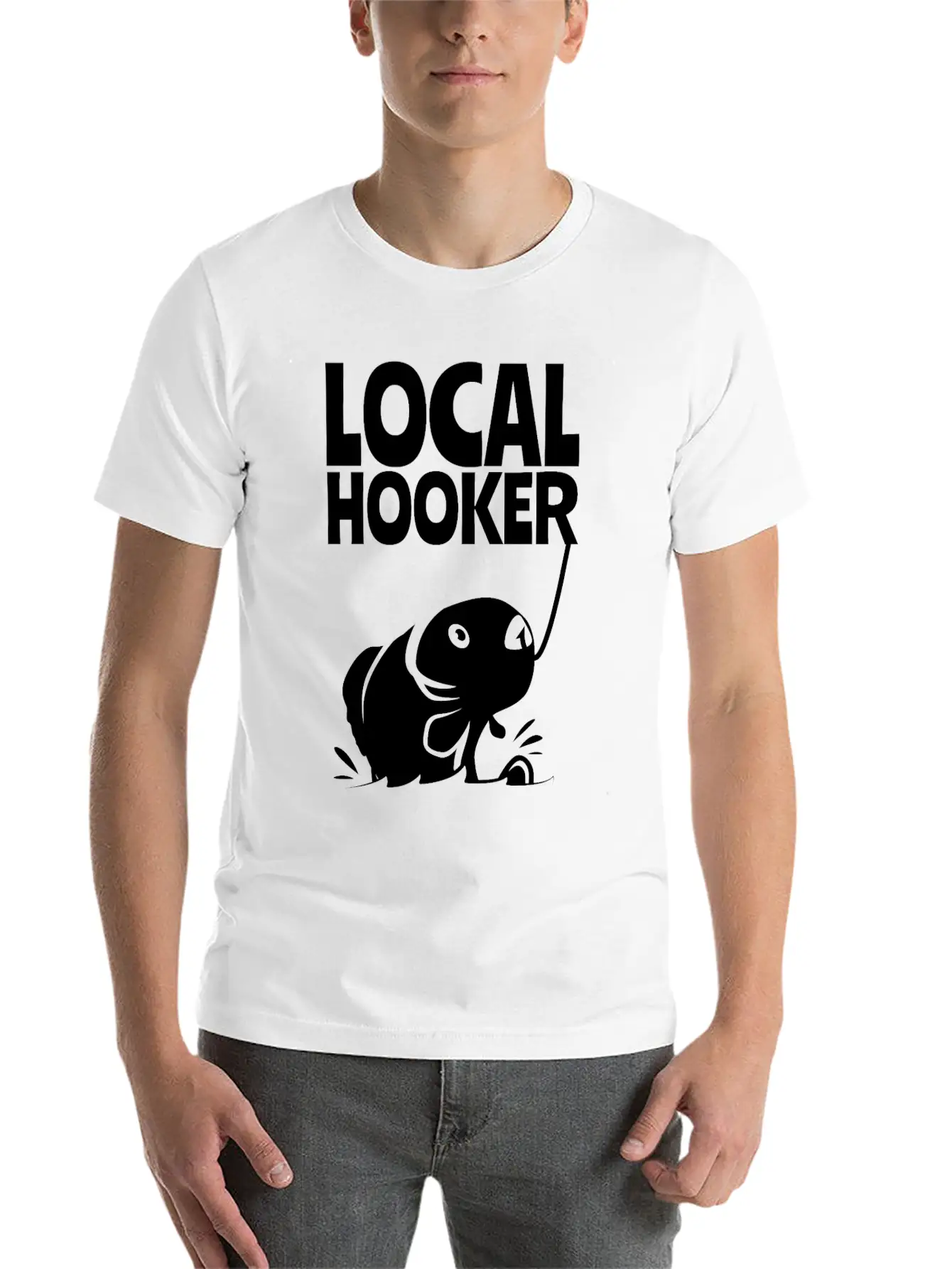Fishing Angler Fish Fishing Fishing Lake Unisex Short Sleeve Soft Cotton T-Shirt – Casual Everyday Wear