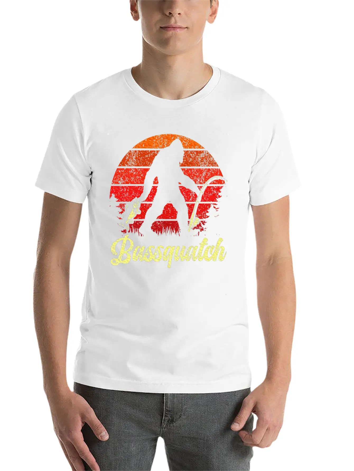 Fishing For Men Bass Fish Fisherman Basic Graphic T-Shirt – Daily Comfort In Soft Cotton