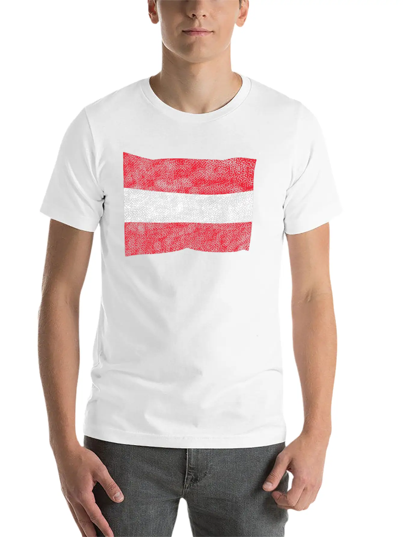 Flag Of Austria Essential Unisex Summer Tee – Soft Cotton Casual Fit
