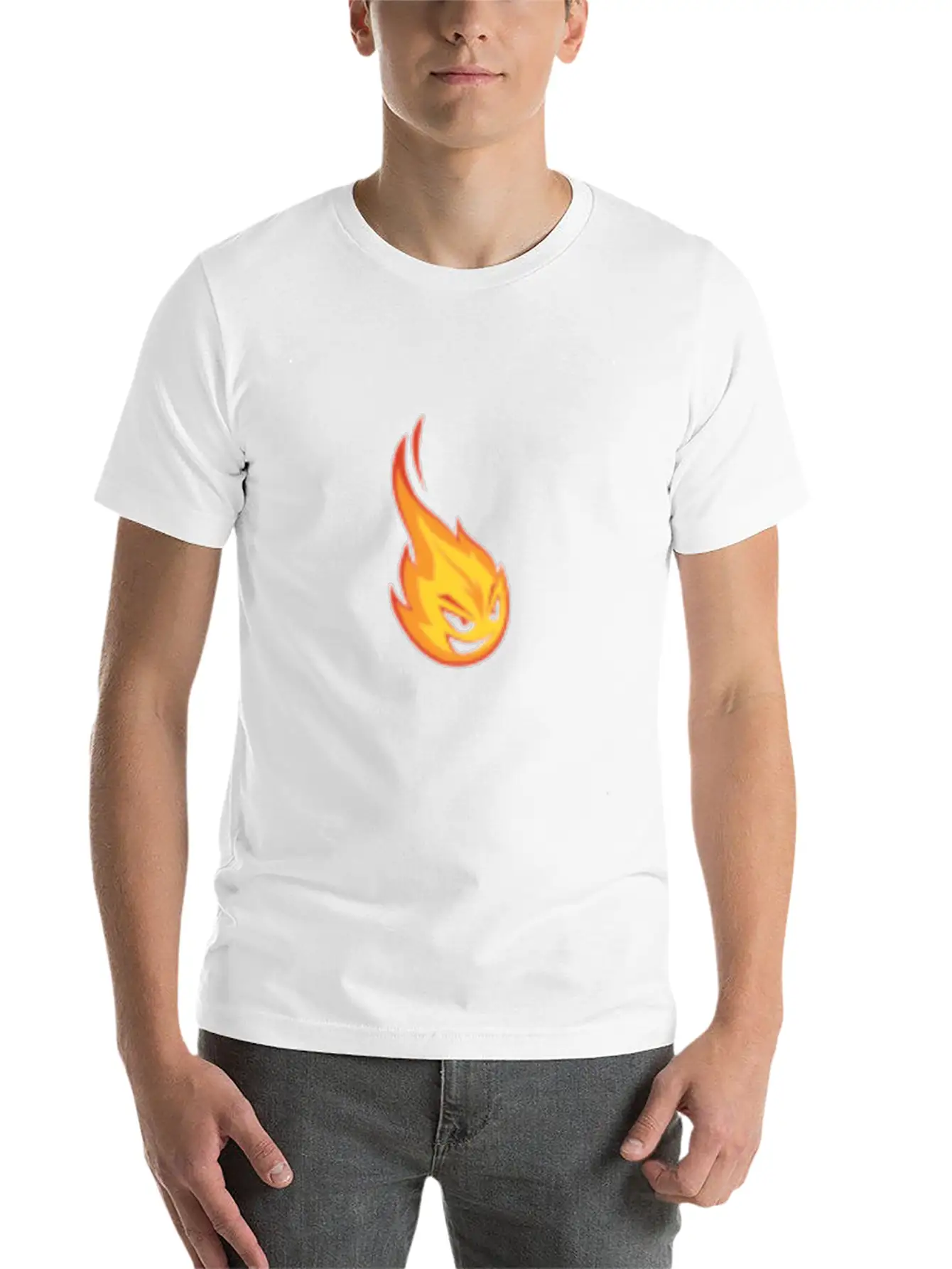 Flame Stylish Everyday T-Shirt – Unisex Basic Cotton Tee