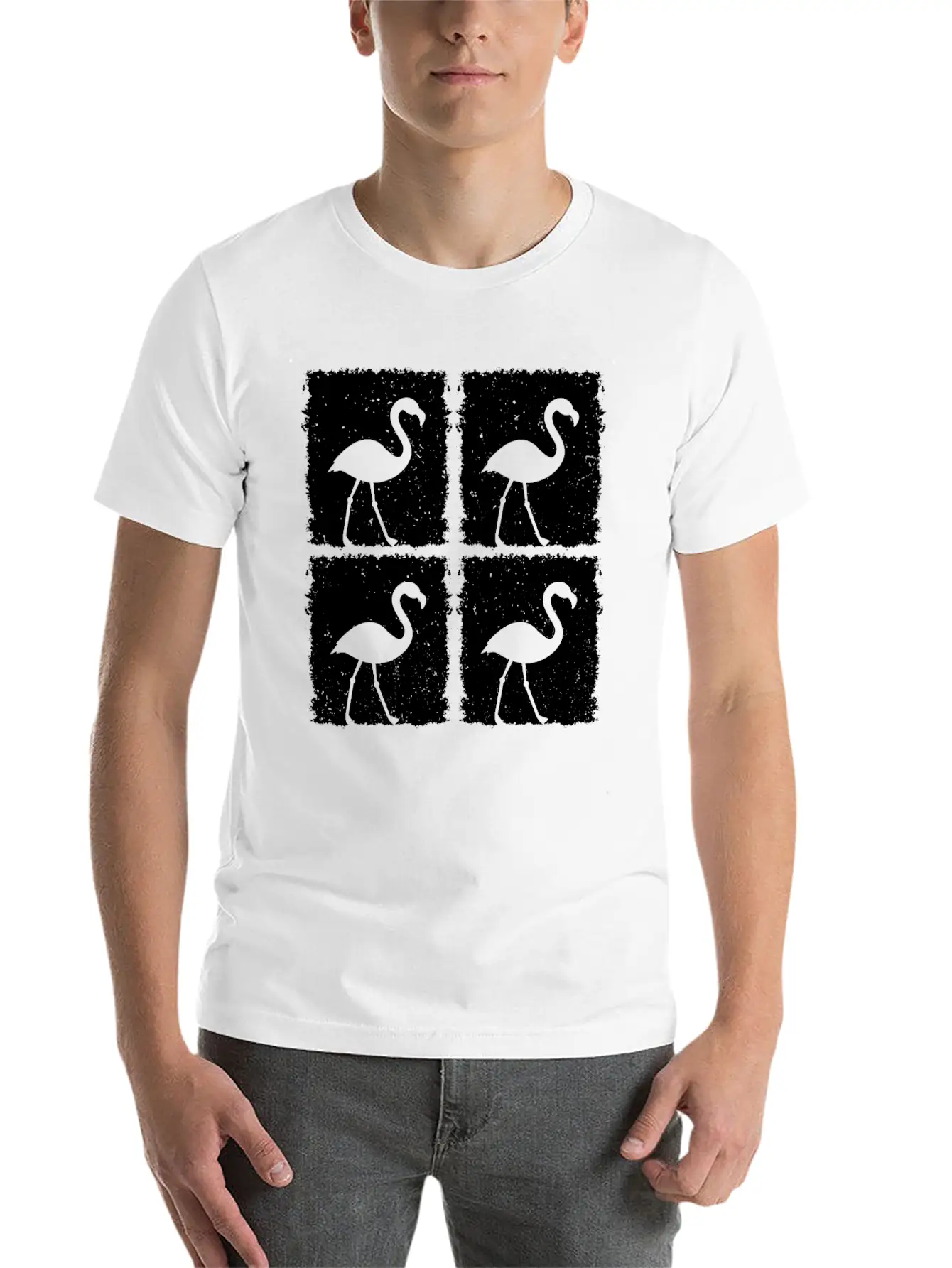 Flamingo Bird Funny Flamingo Pink Flamingo Lover Timeless Short Sleeve Tee – Comfy And Minimalist Design