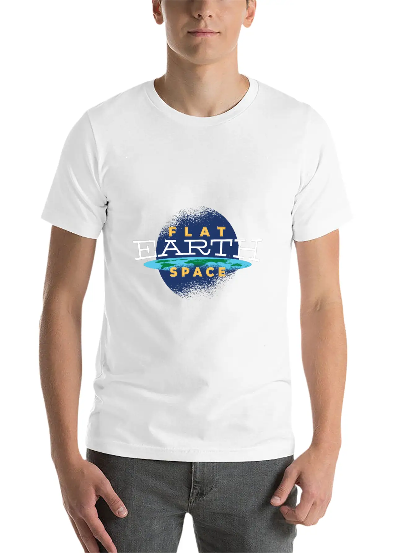 Flat Earth Shirt Stylish Everyday T-Shirt – Unisex Basic Cotton Tee