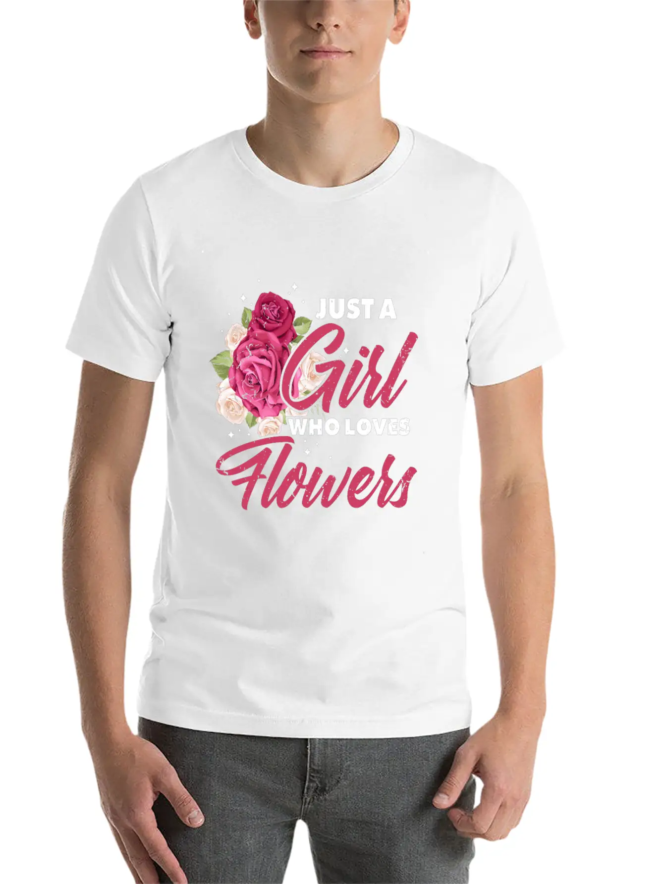 Florist Florist Flowers Flower Bouquet Stylish Everyday T-Shirt – Unisex Basic Cotton Tee