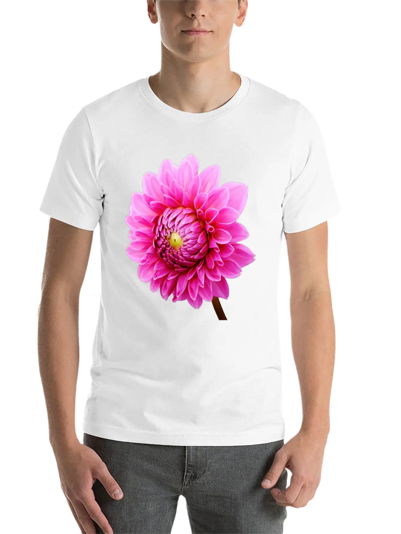 Flowers Lilies Tulips Orchids Sunflower Dahlia Ger Essential Unisex Summer Tee – Soft Cotton Casual Fit