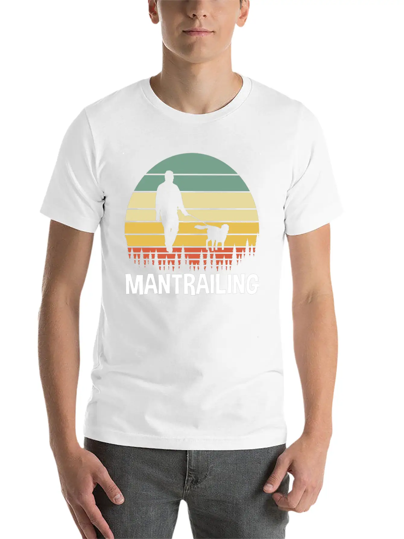 Forest Mantrailer Mantrailing Timeless Short Sleeve Tee – Comfy And Minimalist Design