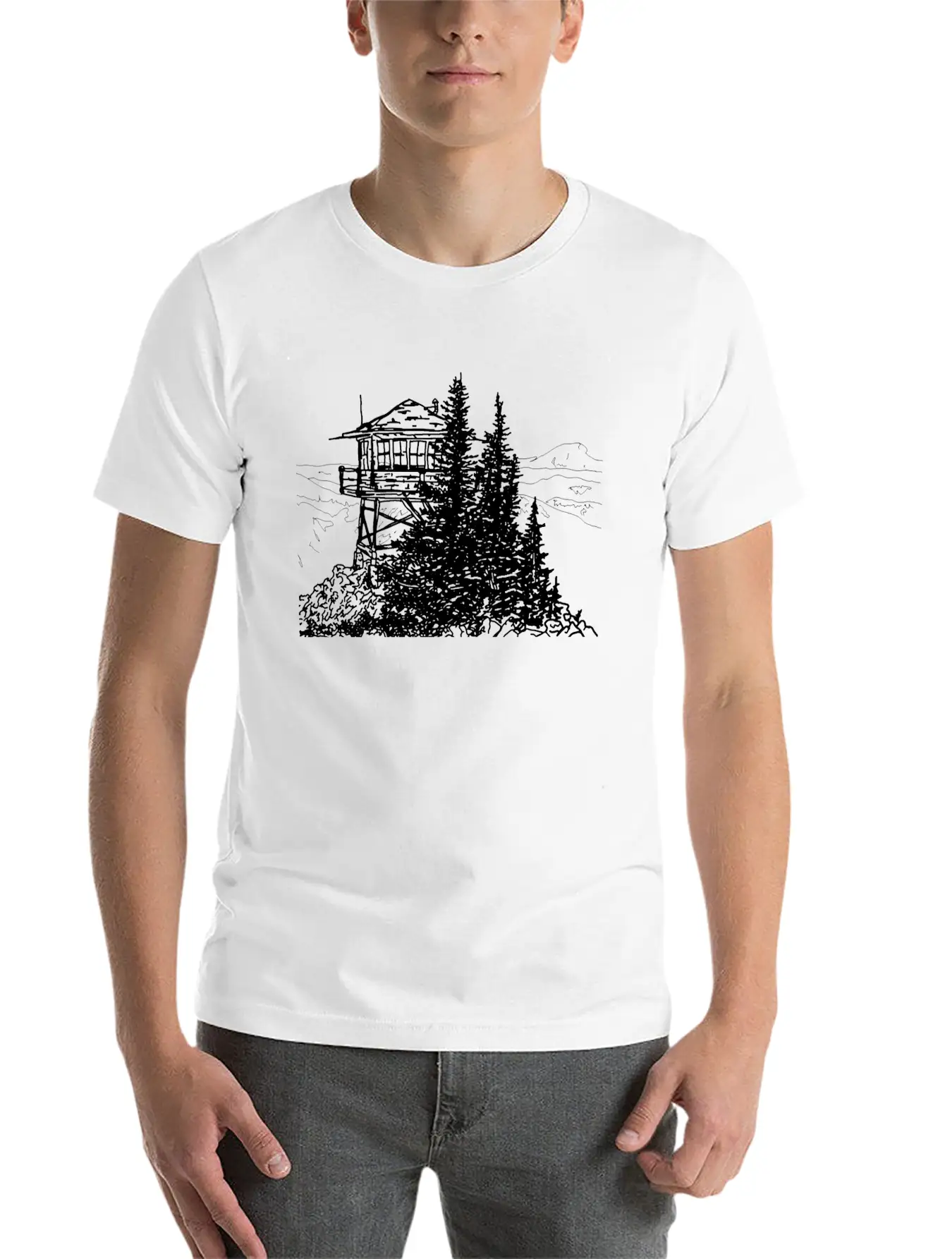 Forest Stylish Everyday T-Shirt – Unisex Basic Cotton Tee