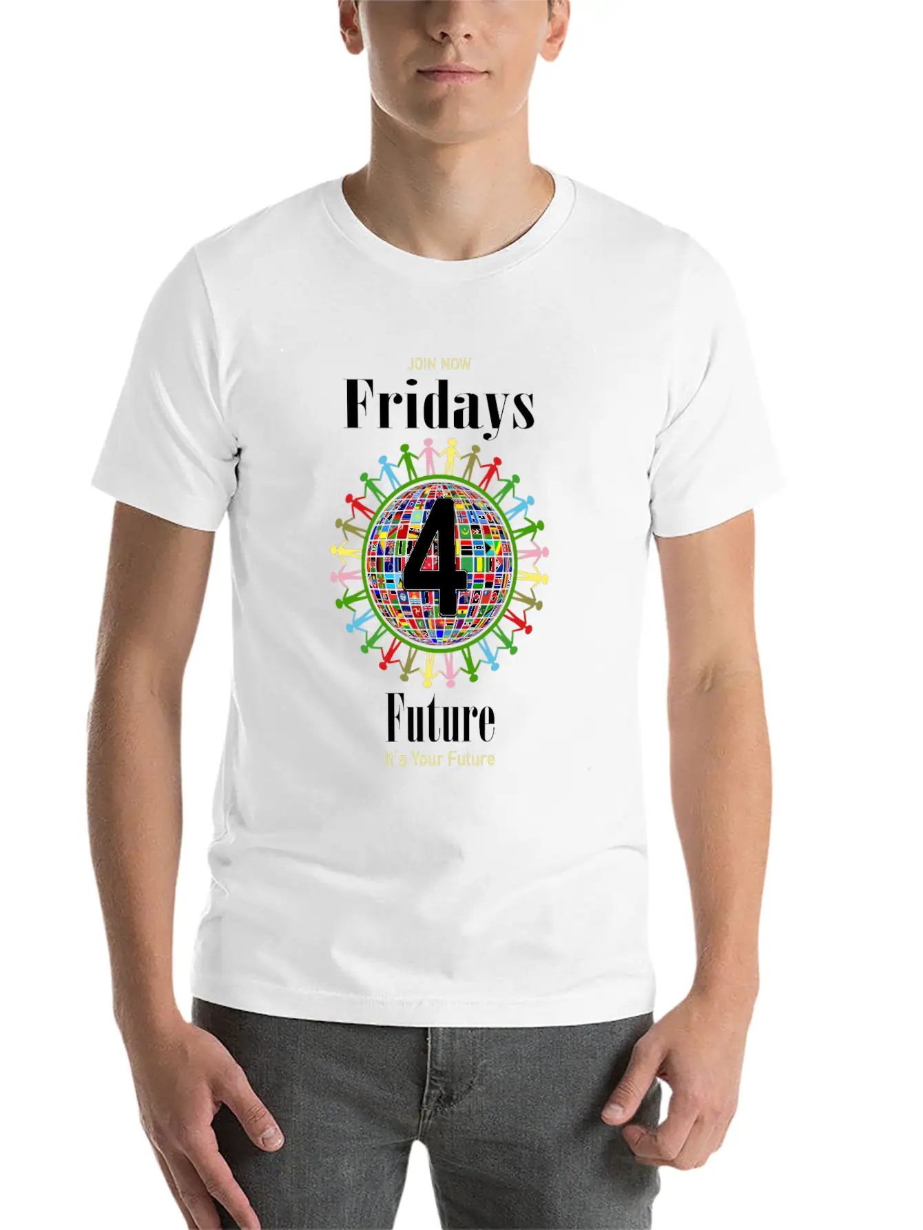 Fridays For Future Demo. Climate Strike Activist Unisex Short Sleeve Soft Cotton T-Shirt – Casual Everyday Wear