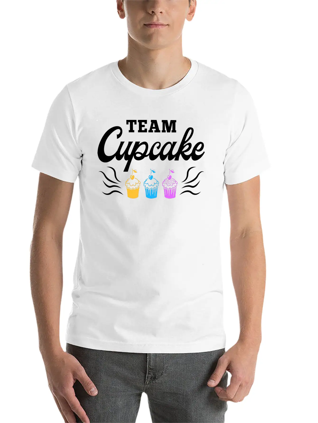 Fun Baking Cupcakes Basic Graphic T-Shirt – Daily Comfort In Soft Cotton