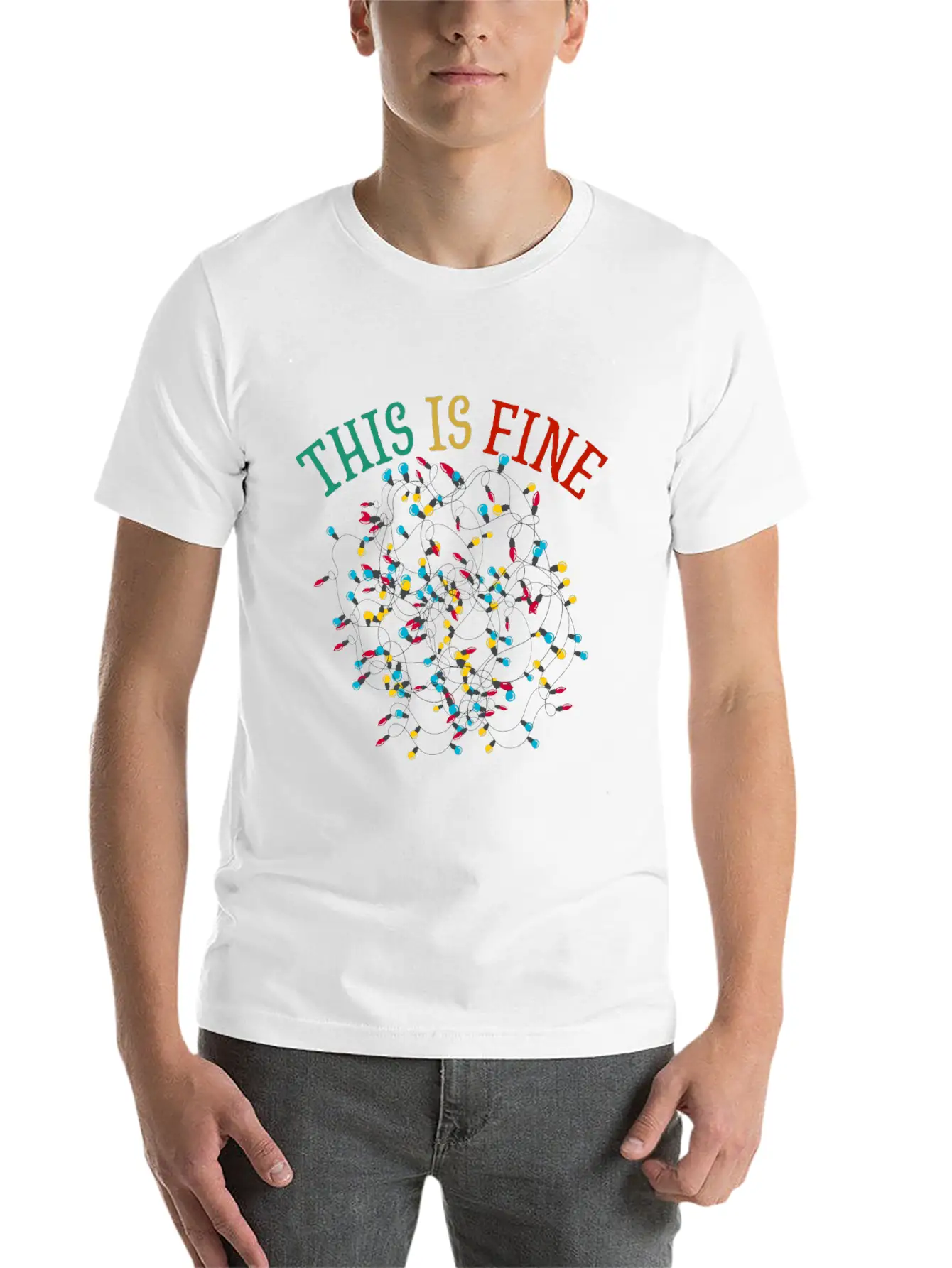 Funny Christmas Quote Basic Graphic T-Shirt – Daily Comfort In Soft Cotton