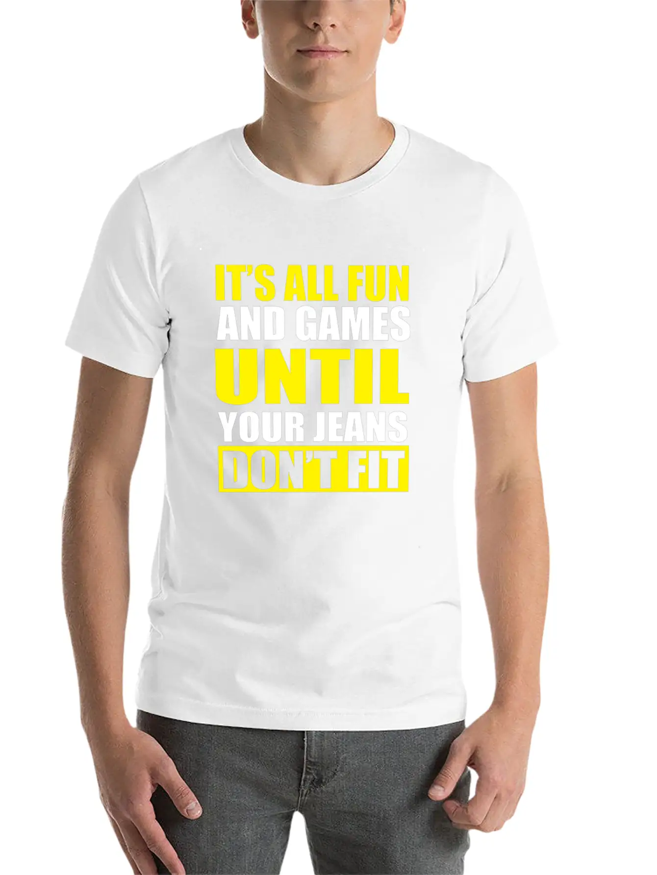Funny Diet Saying Gift Basic Graphic T-Shirt – Daily Comfort In Soft Cotton